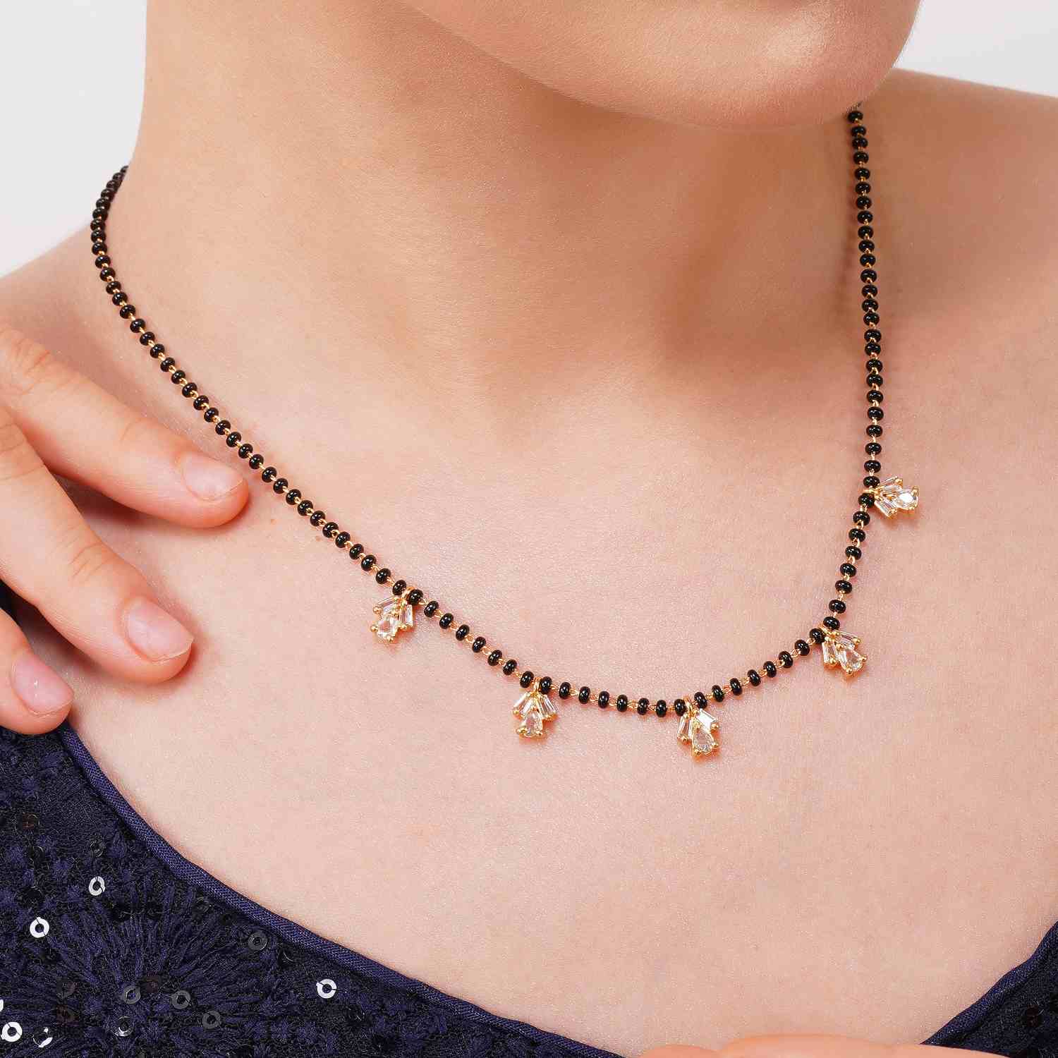 Alina Gold Plated Mangalsutra