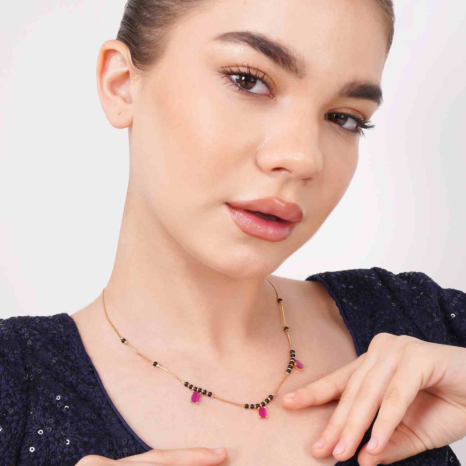 Kiara Gold Plated Mangalsutra