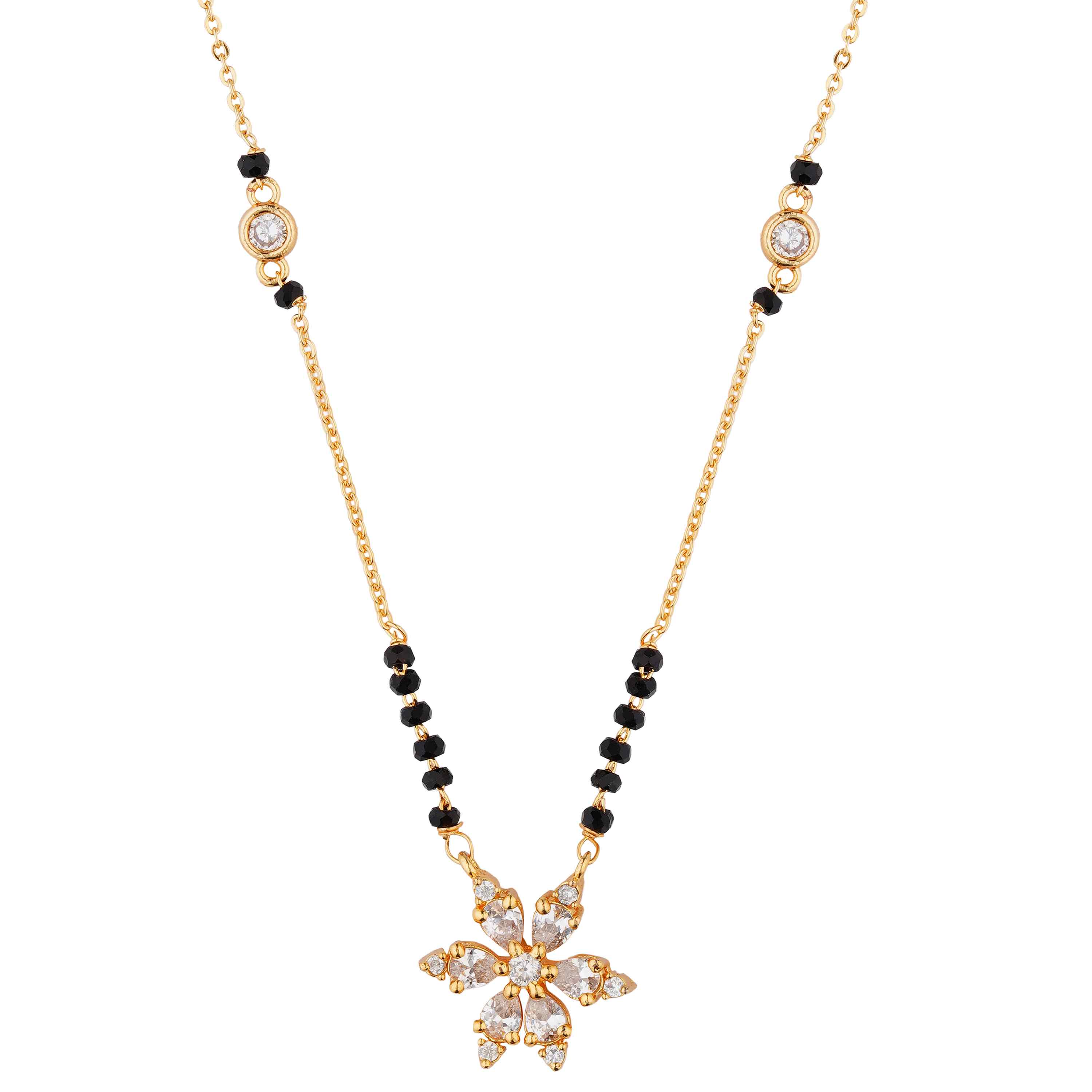 Nida Gold Plated Mangalsutra