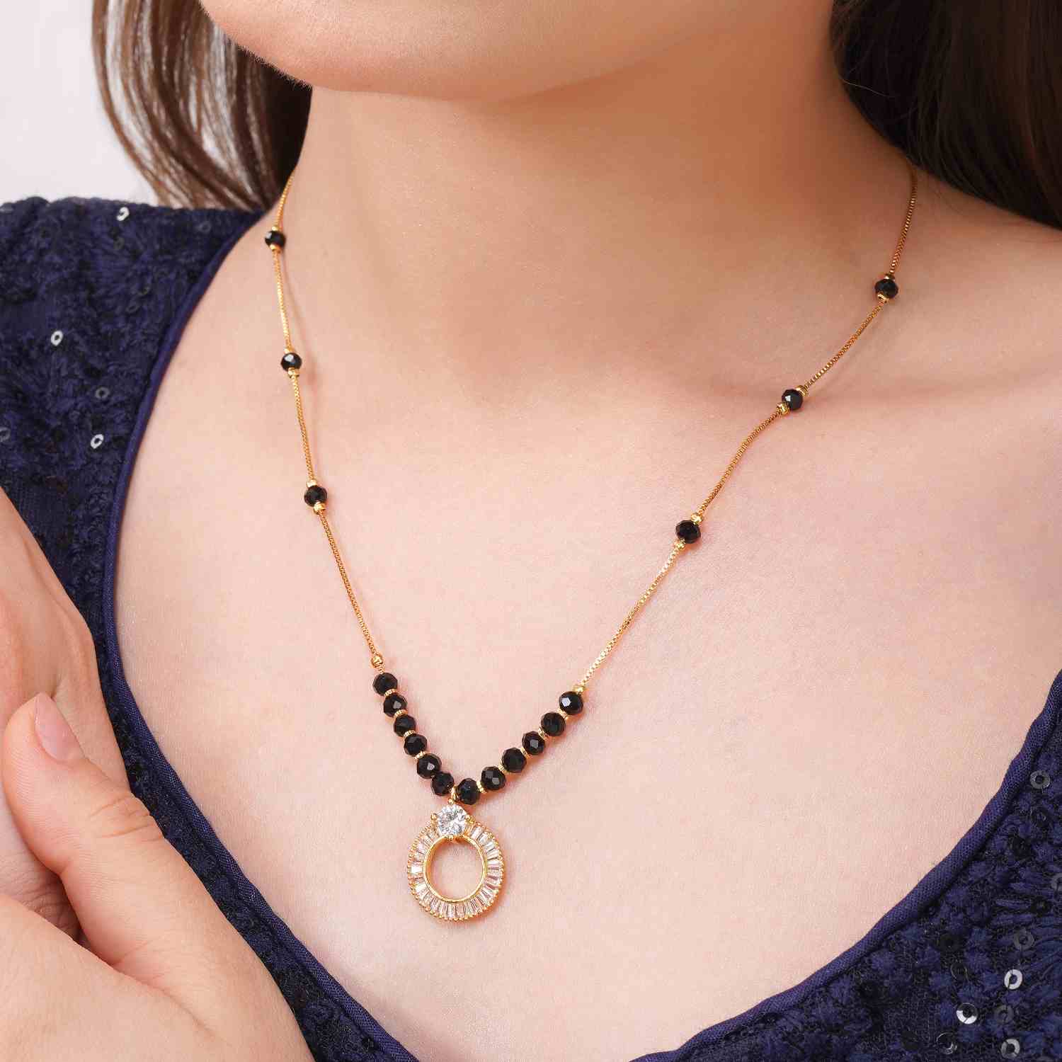 Hetal Gold Plated Mangalsutra