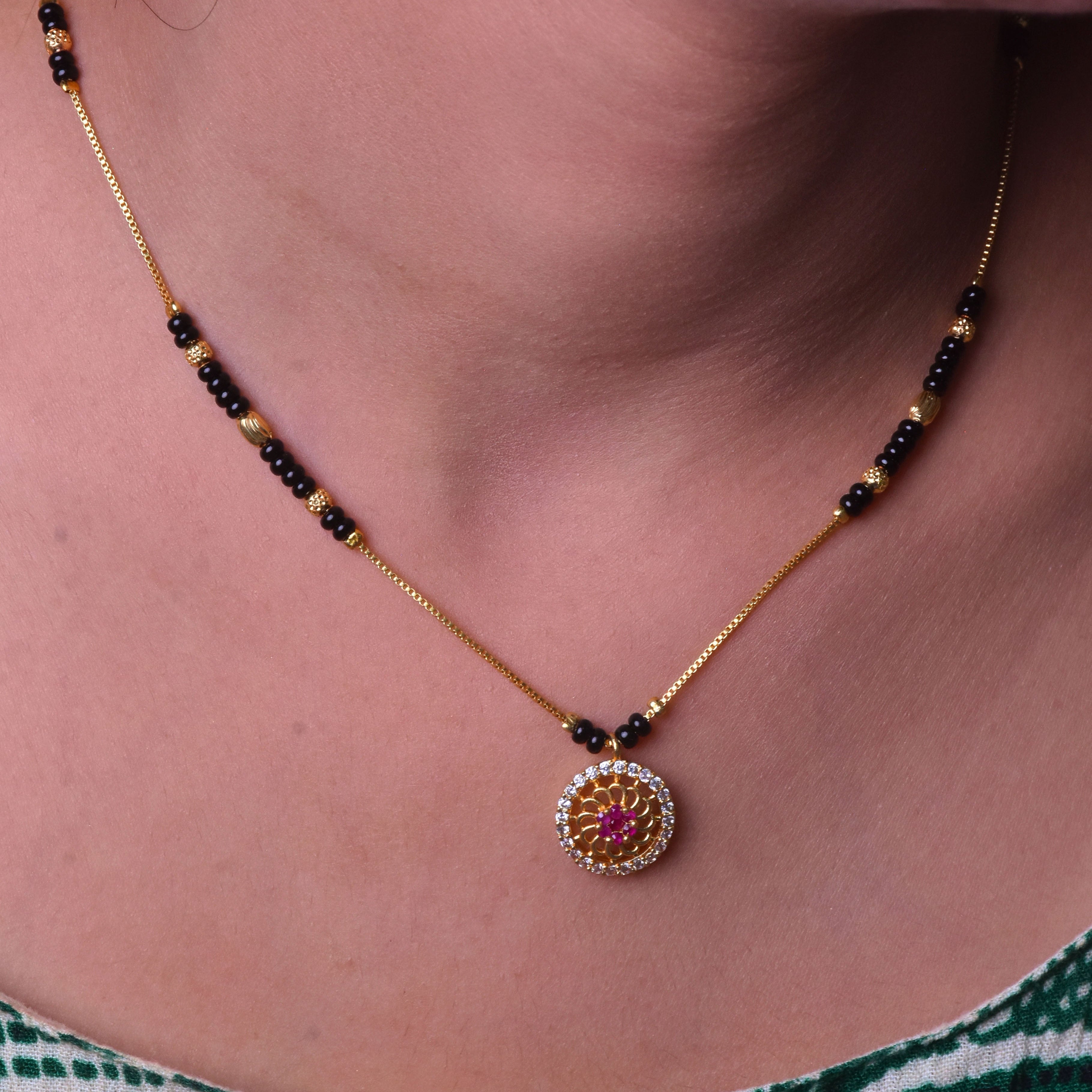 Akanksha Gold plated Mangalsutra