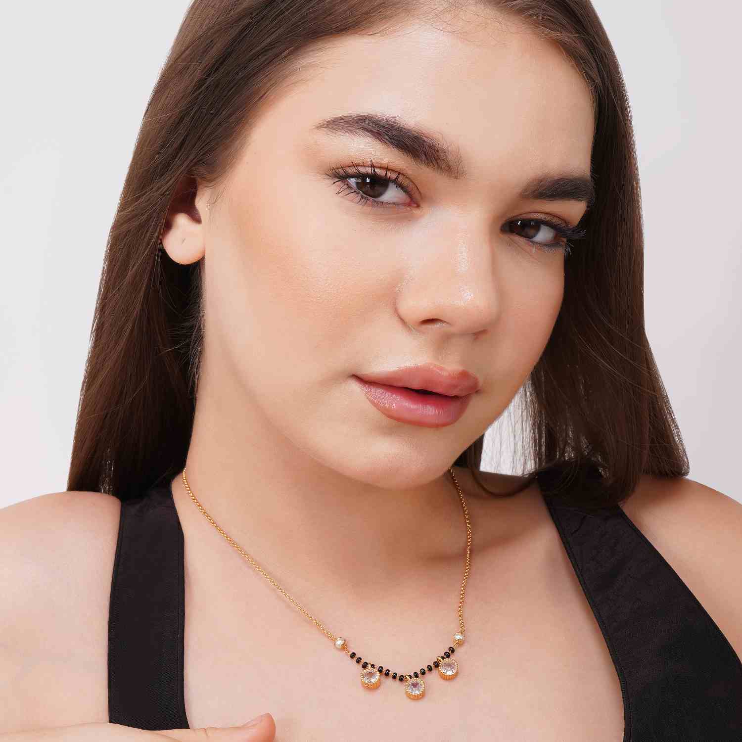 Alka Gold plated Mangalsutra