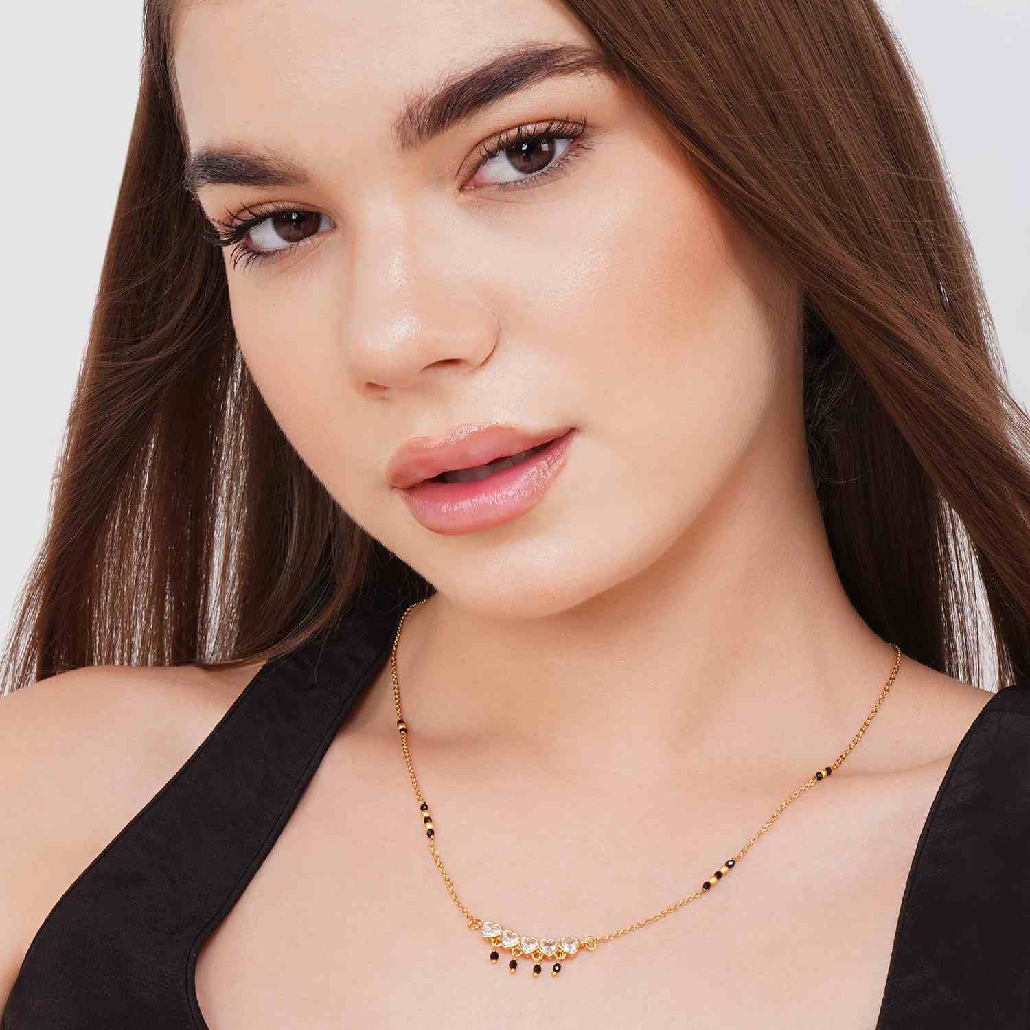 Nikita Gold Plated Mangalsutra