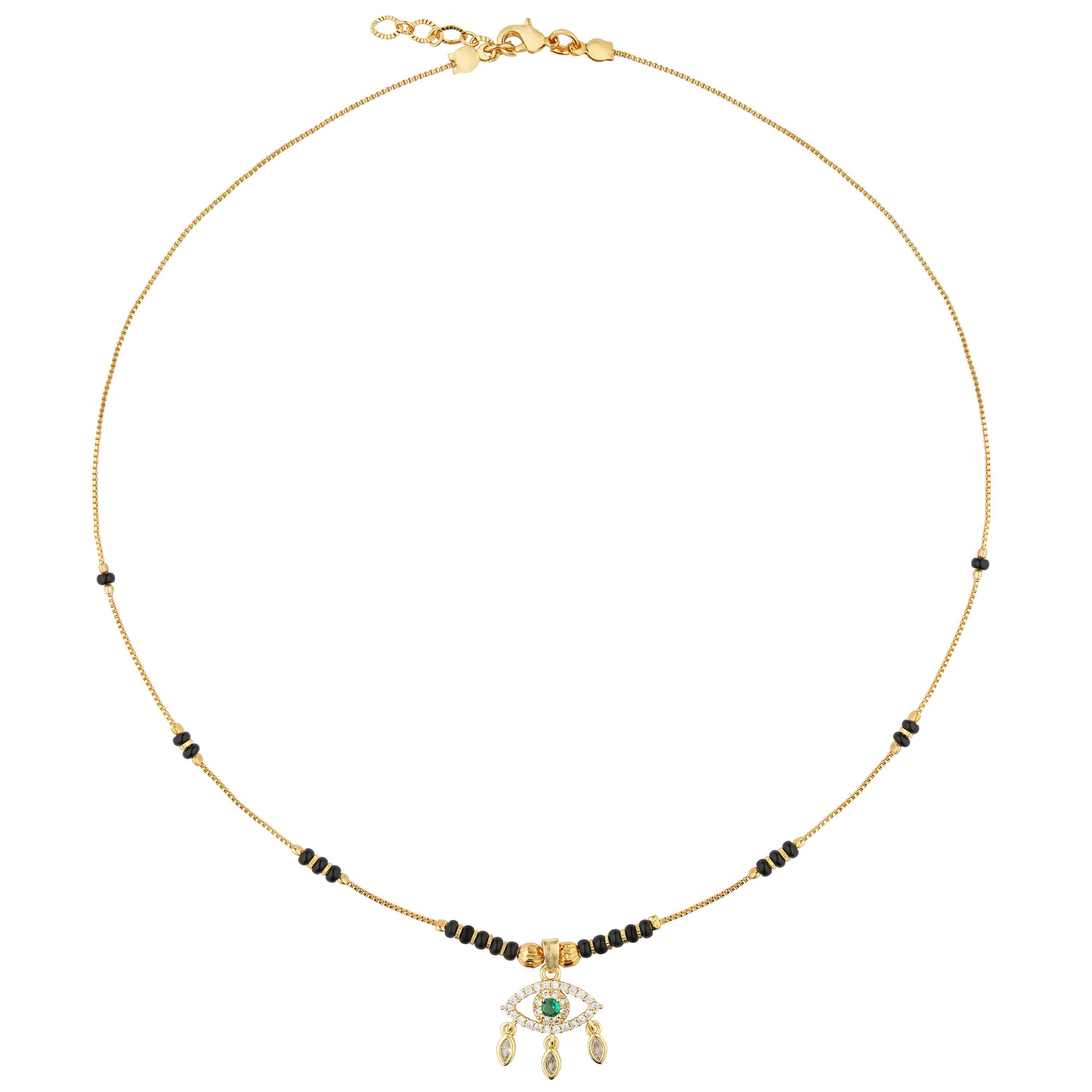 Evil Eye Gold Plated Mangalsutra