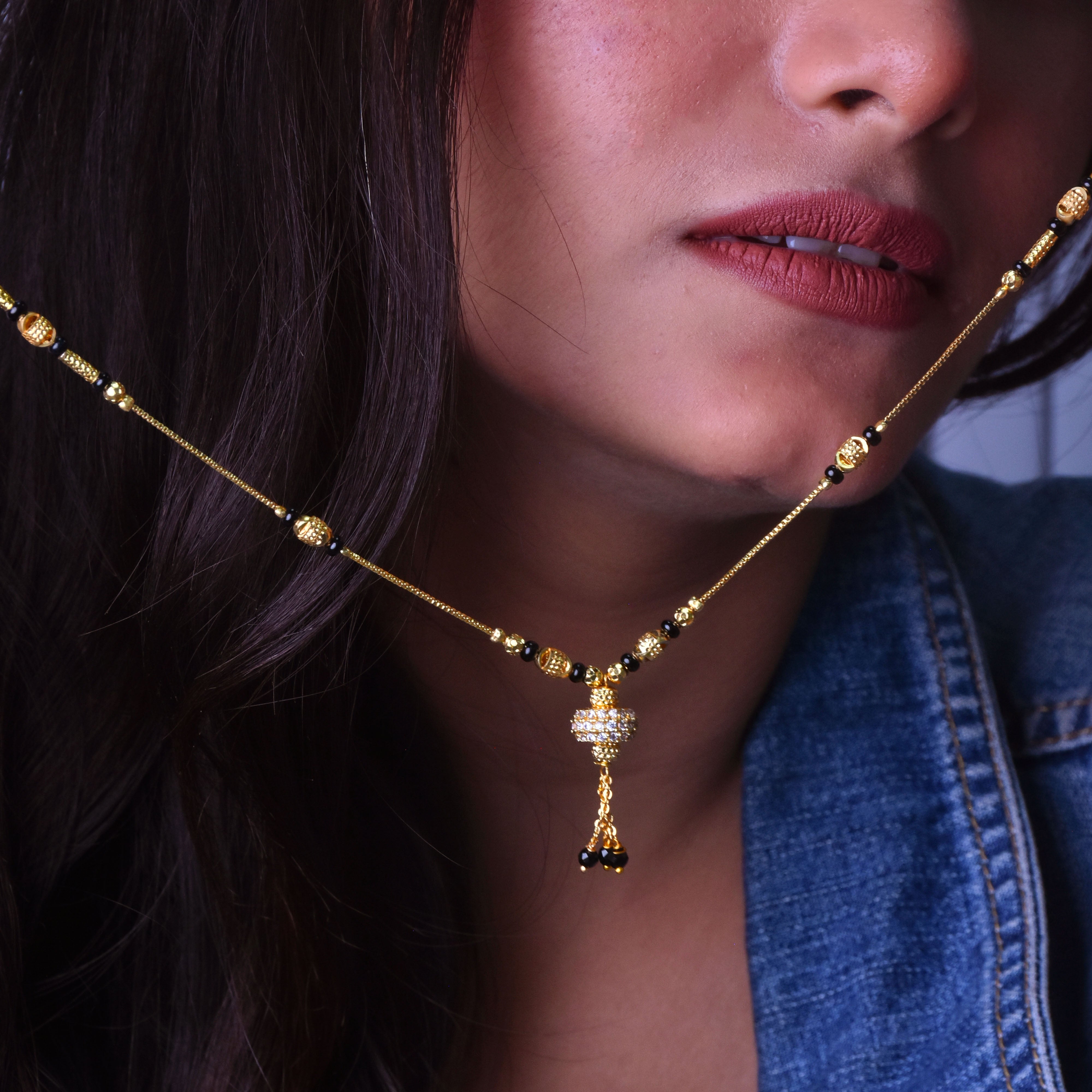 Snehal Gold Plated Mangalsutra