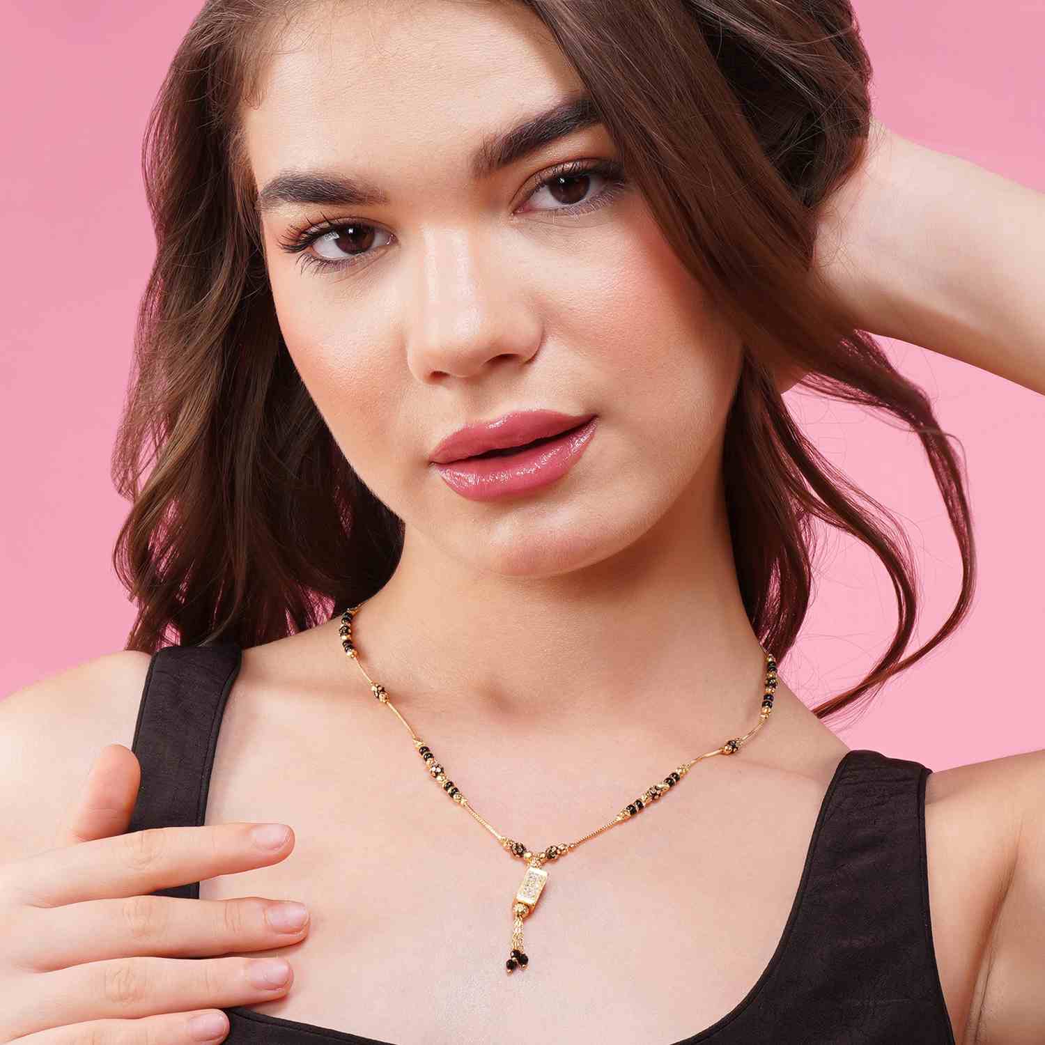 Aarohi Gold Plated Mangalsutra