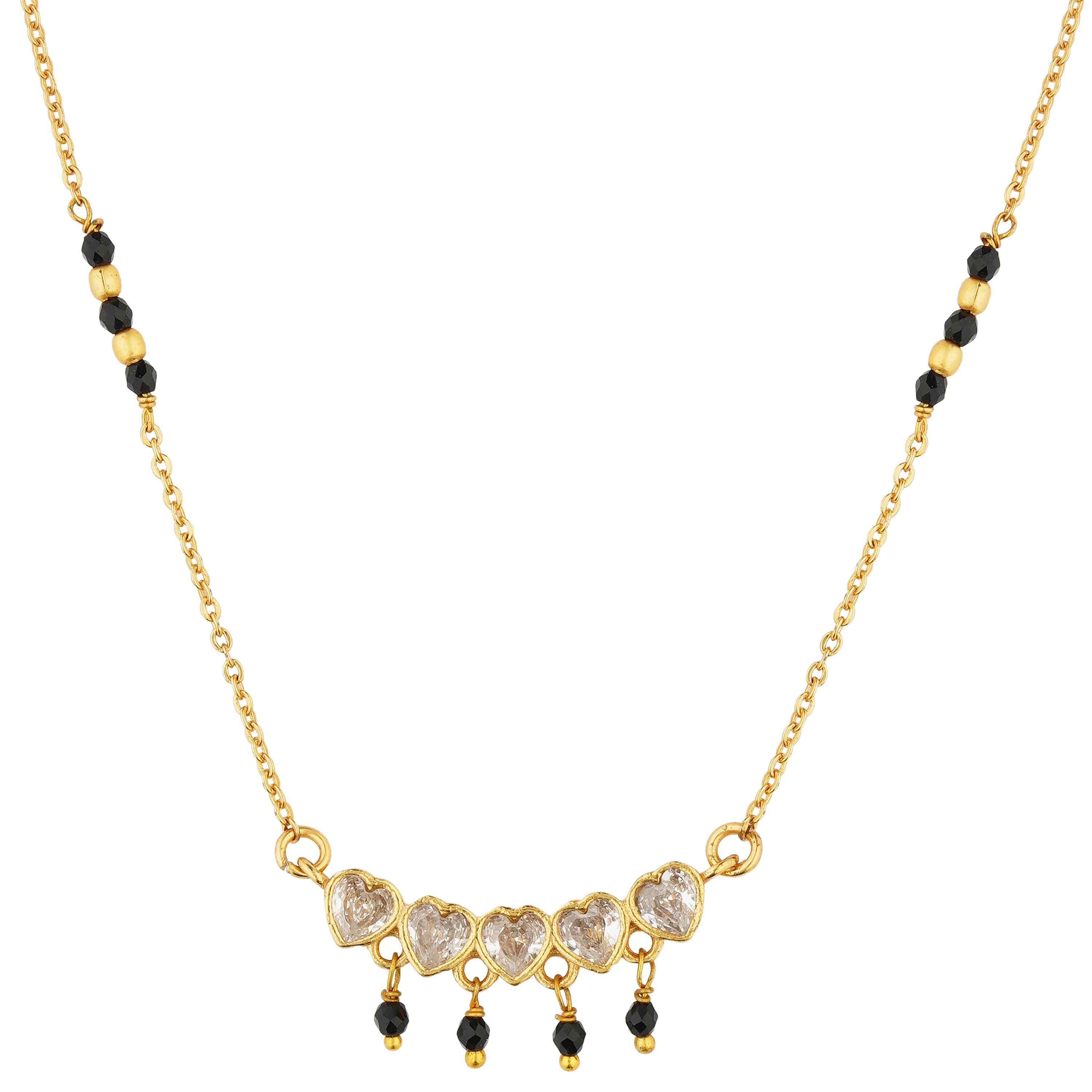 Nikita Gold Plated Mangalsutra