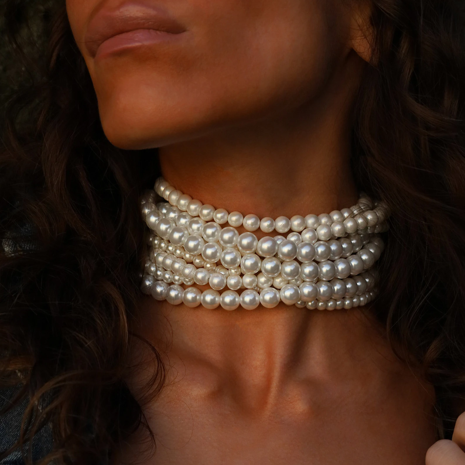 Multi-Layer Pearl Chokar for Wedding