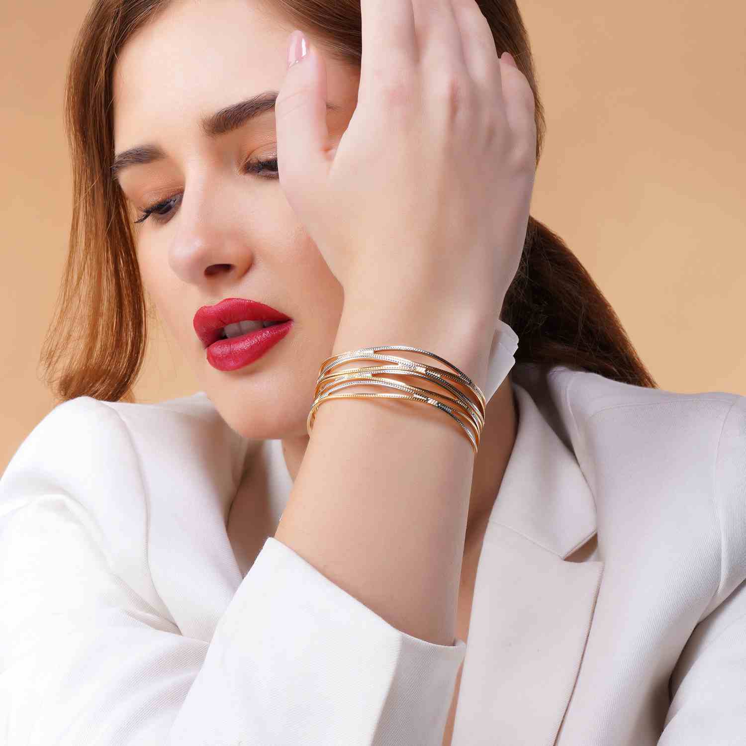 Zanira Gold Plated Bangles ( Set of 2 )