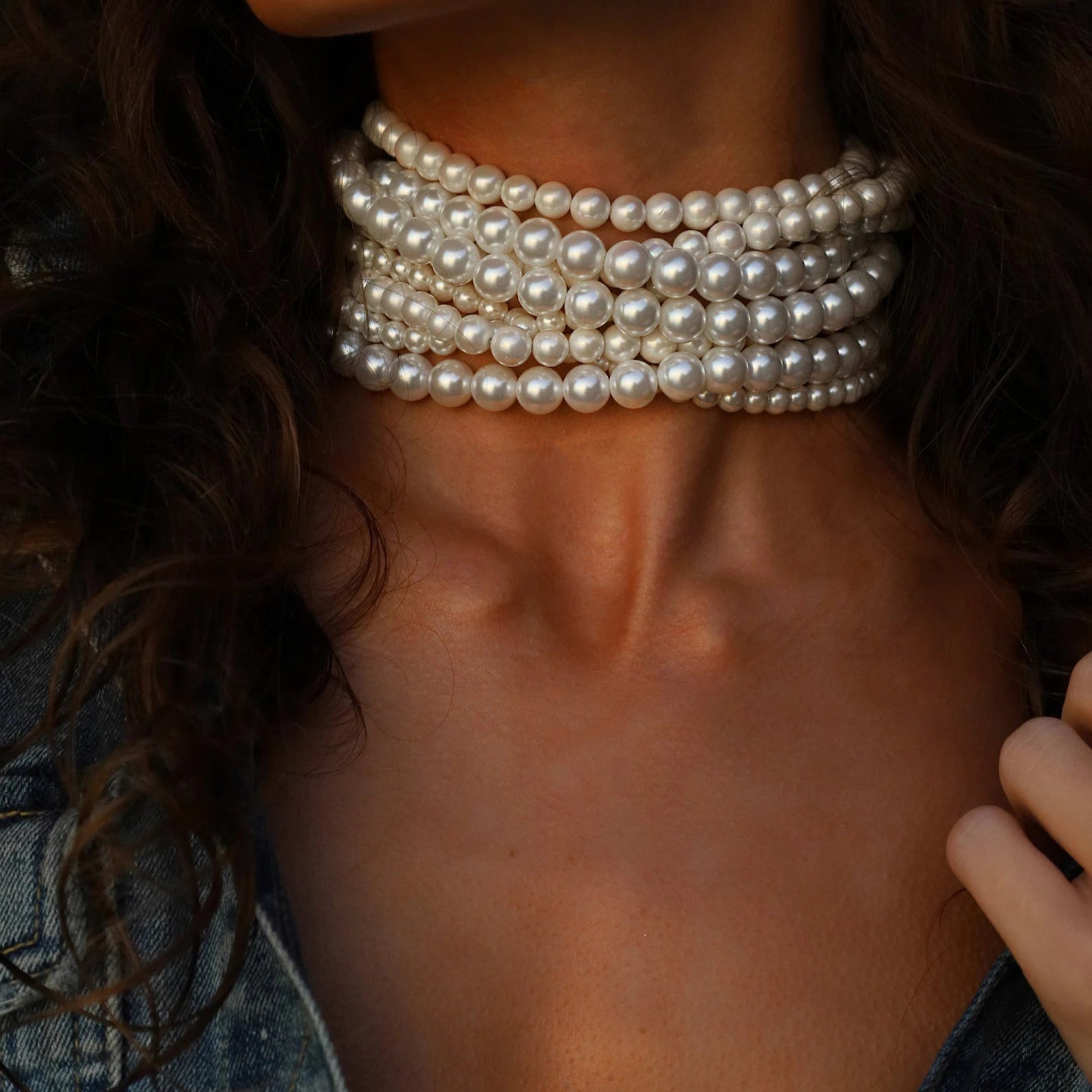 Multi-Layer Pearl Chokar for Wedding