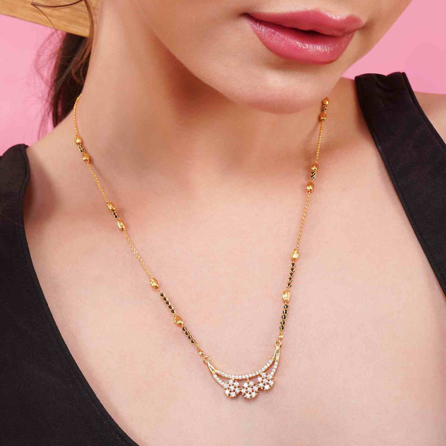 Arpita Gold Plated Mangalsutra