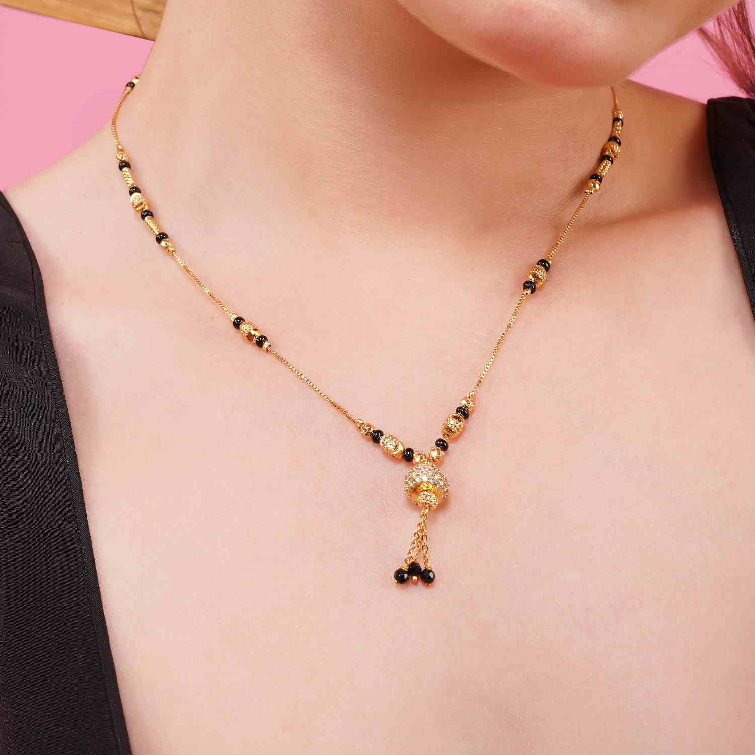 Snehal Gold Plated Mangalsutra