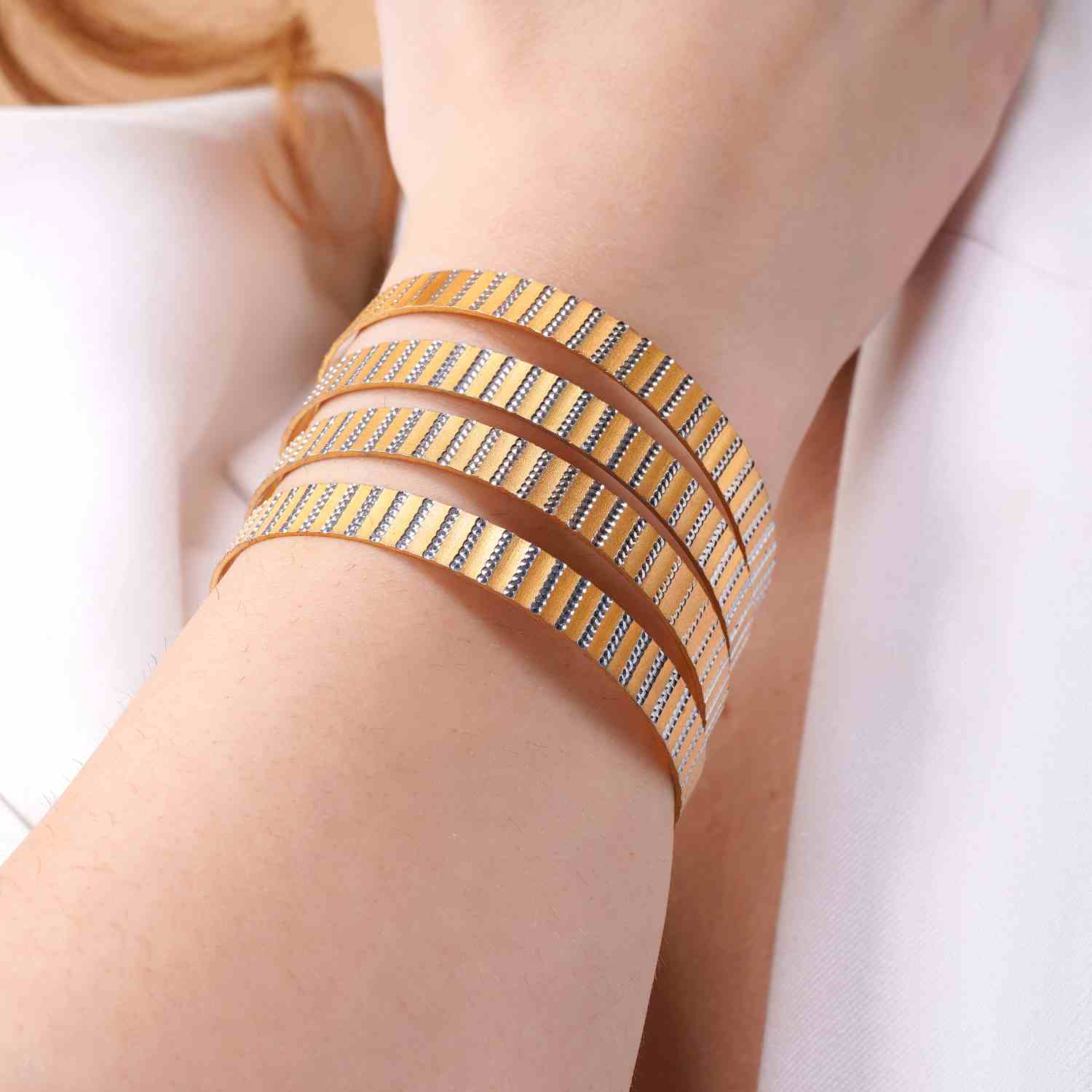 Anusiya Gold Plated Bangles ( Set of 4 )