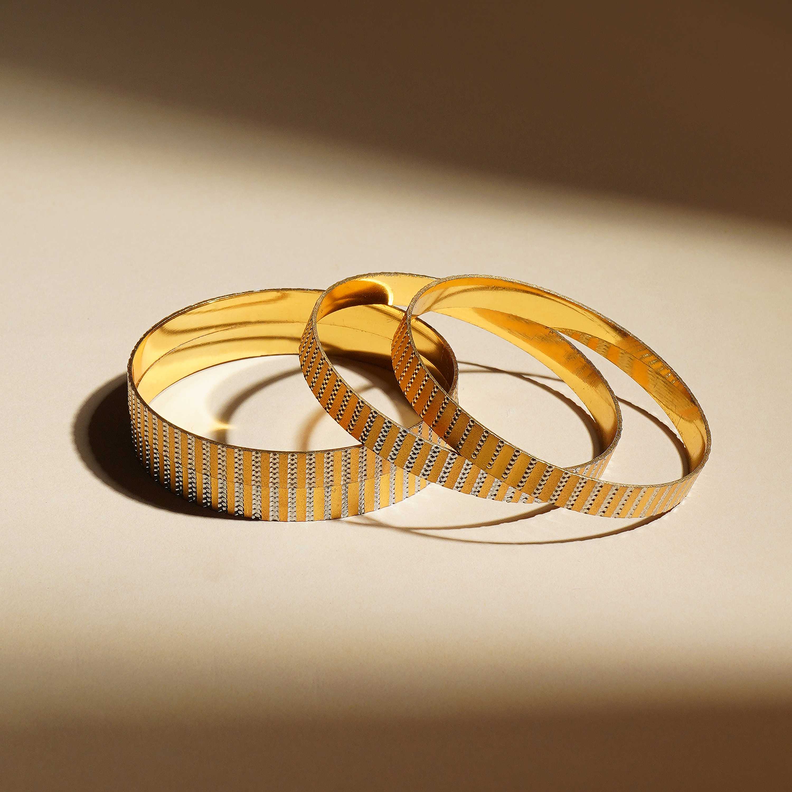 Anusiya Gold Plated Bangles ( Set of 4 )