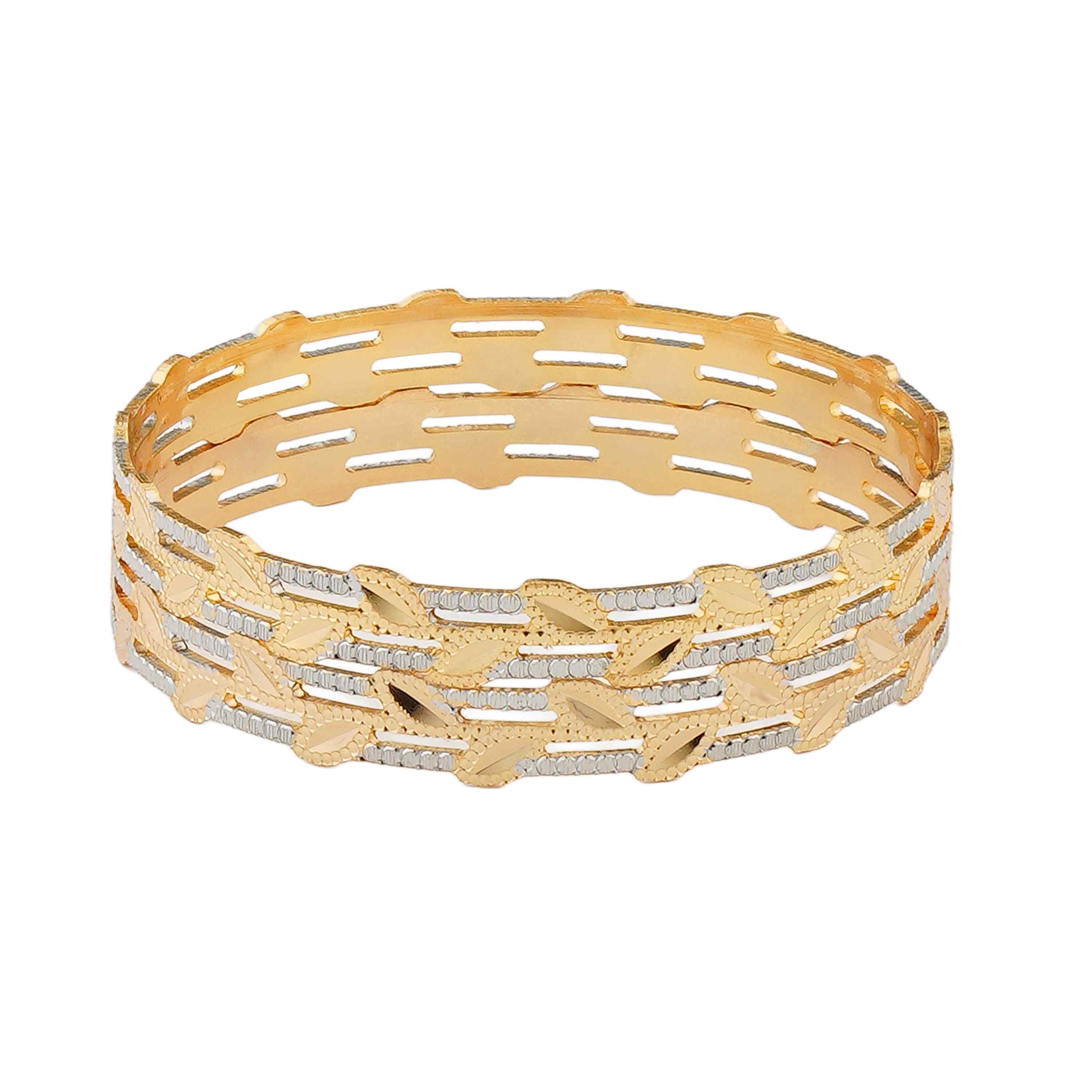 Kalpita Gold Plated Bangles ( Set of 2 )