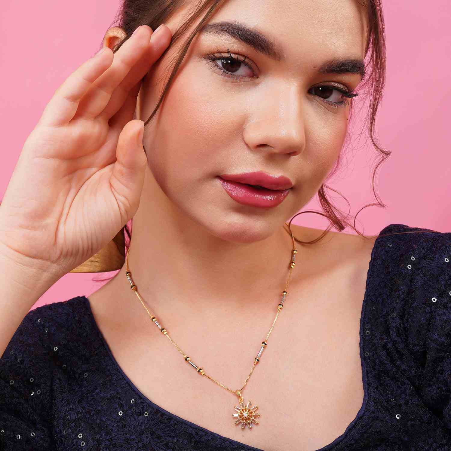 Surajmukhi Gold Plated Mangalsutra