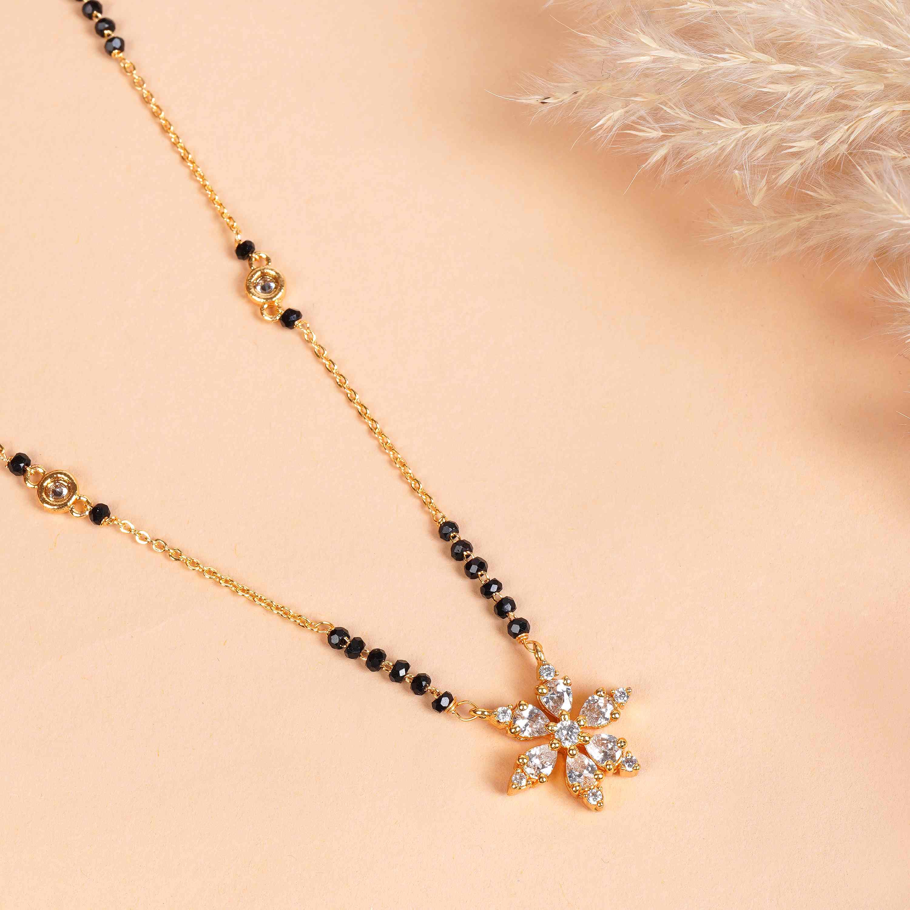 Nida Gold Plated Mangalsutra