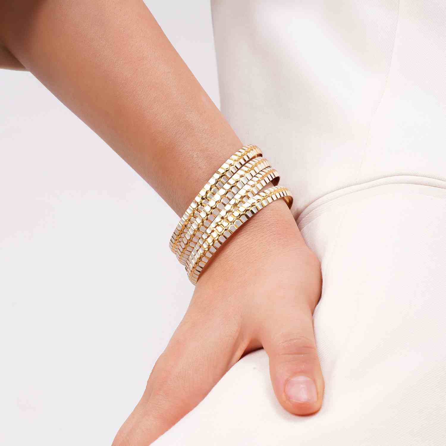 Eshvika Gold Plated Bangles ( Set of 4 )