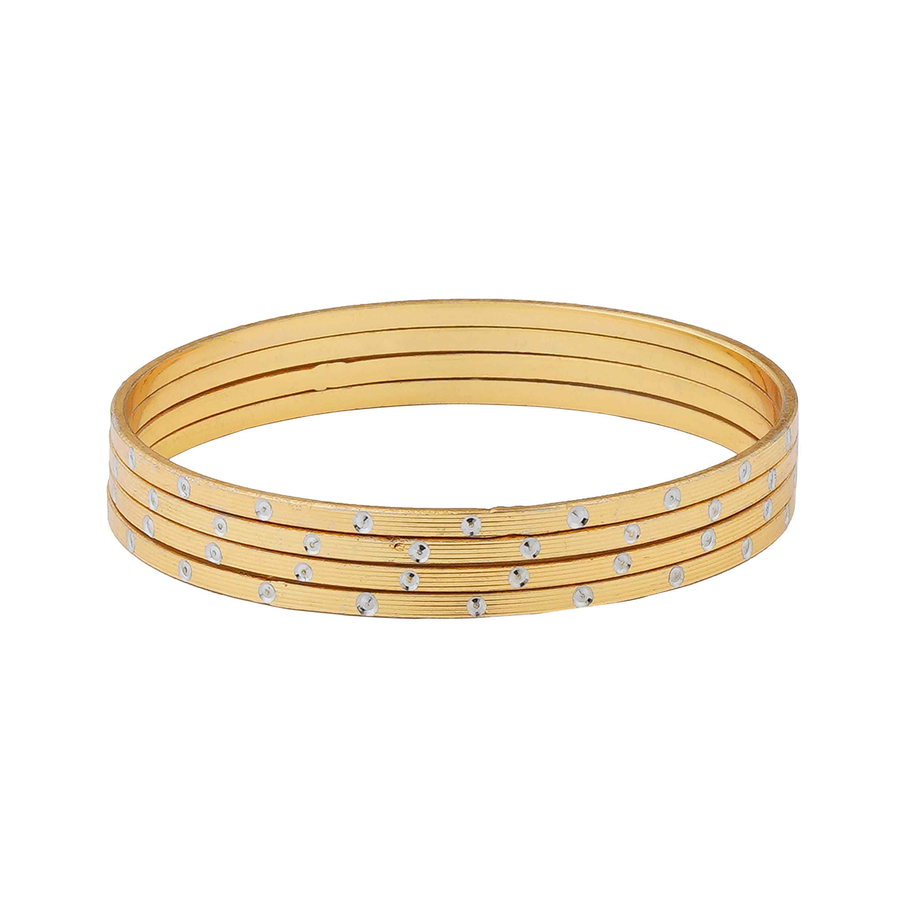 Ismita Gold Plated Bangles ( Set of 8 )