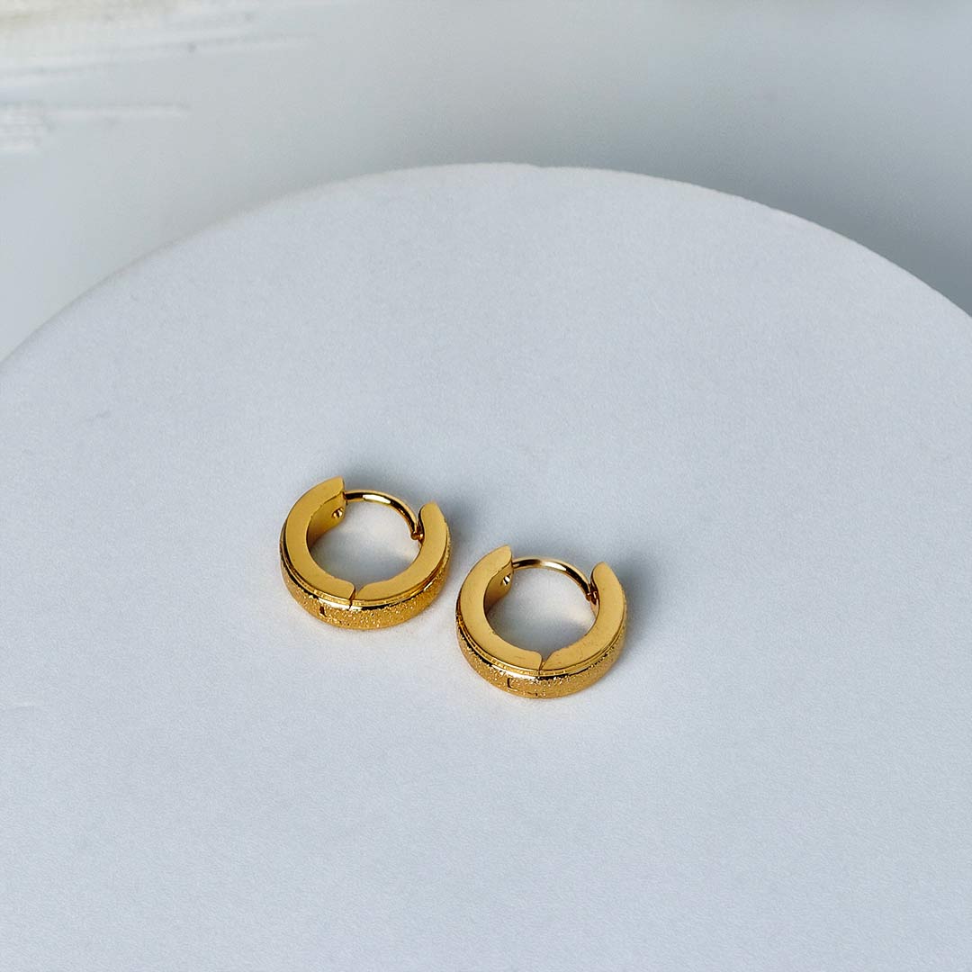Arthika Gold plated Hoops Earings