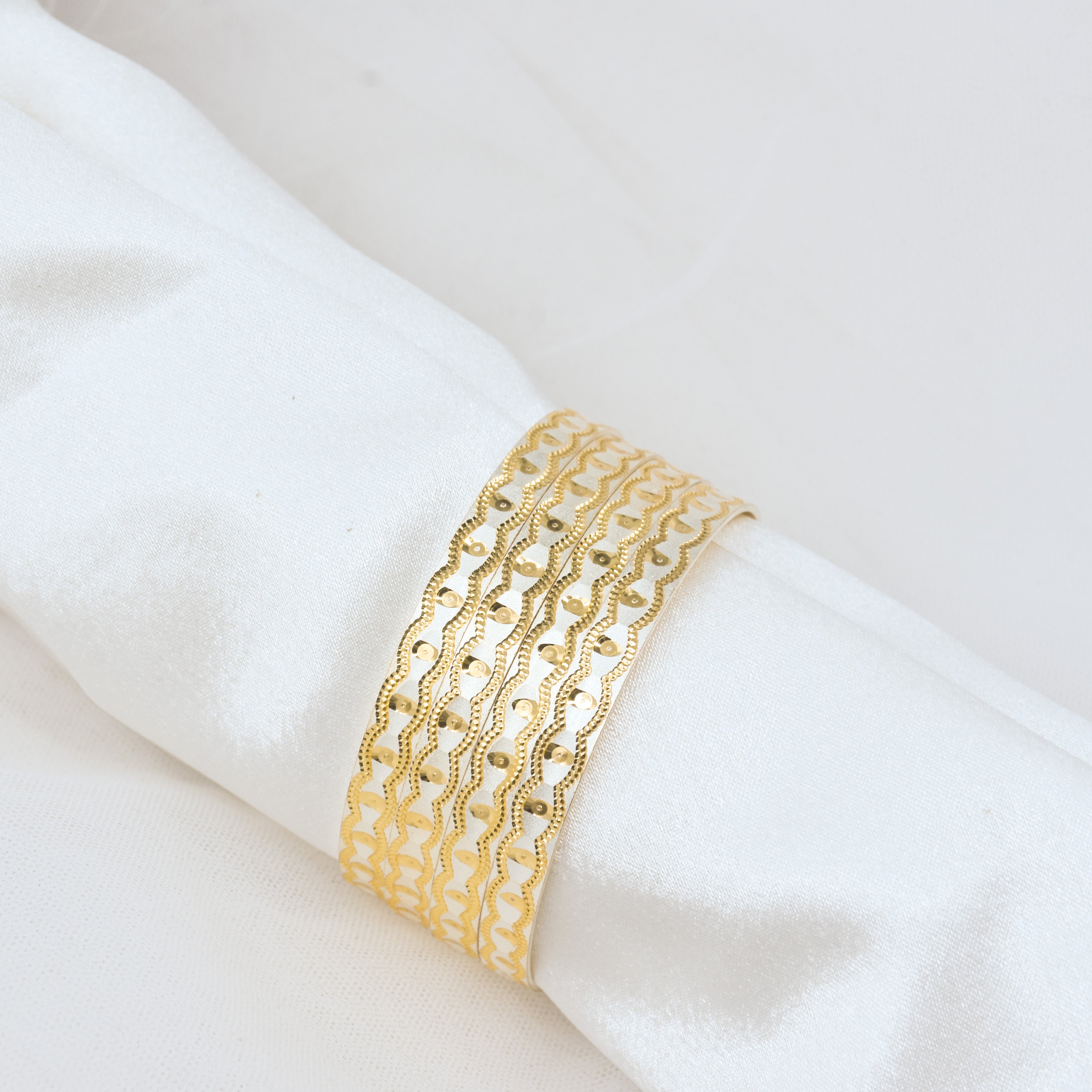 Nyavika Gold Plated Bangles ( Set of 4 )