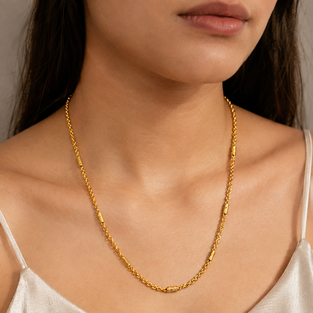 Divya Gold Plated Chain
