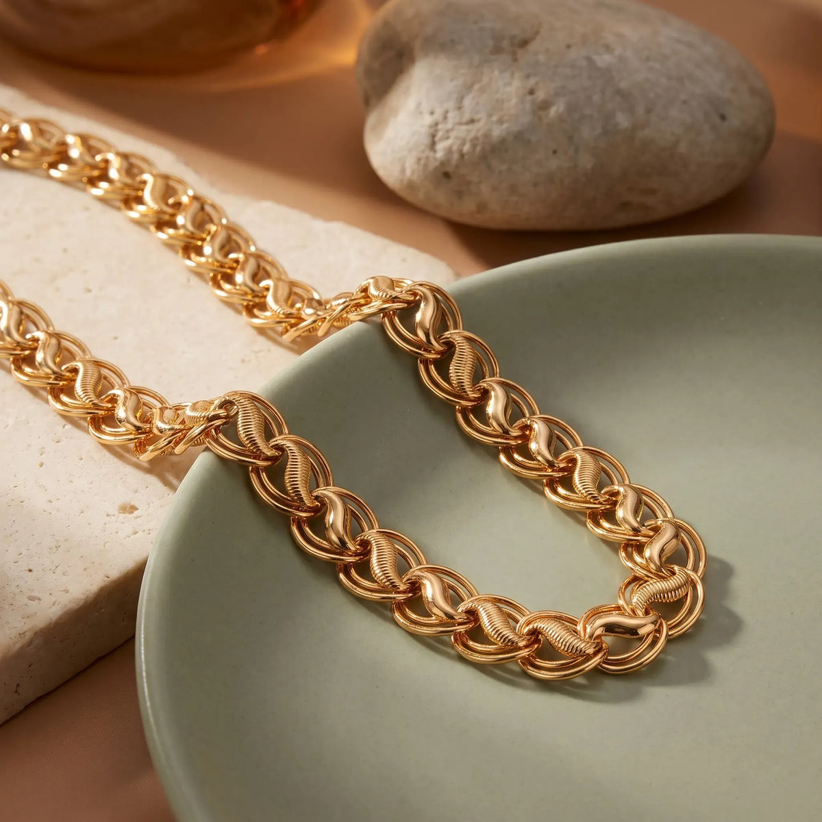 Neha Gold Plated Chain