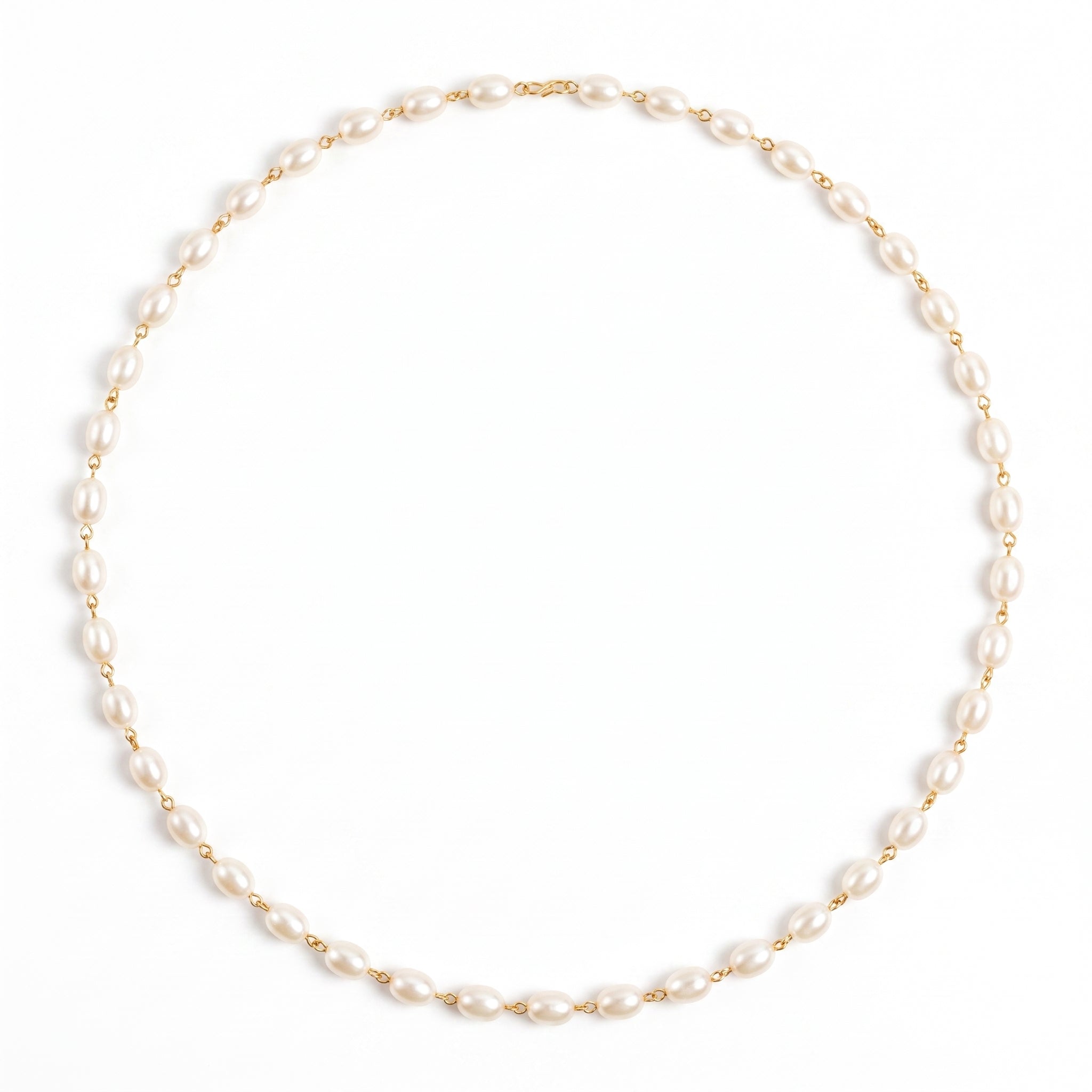Muktaa Oval Pearl Mala