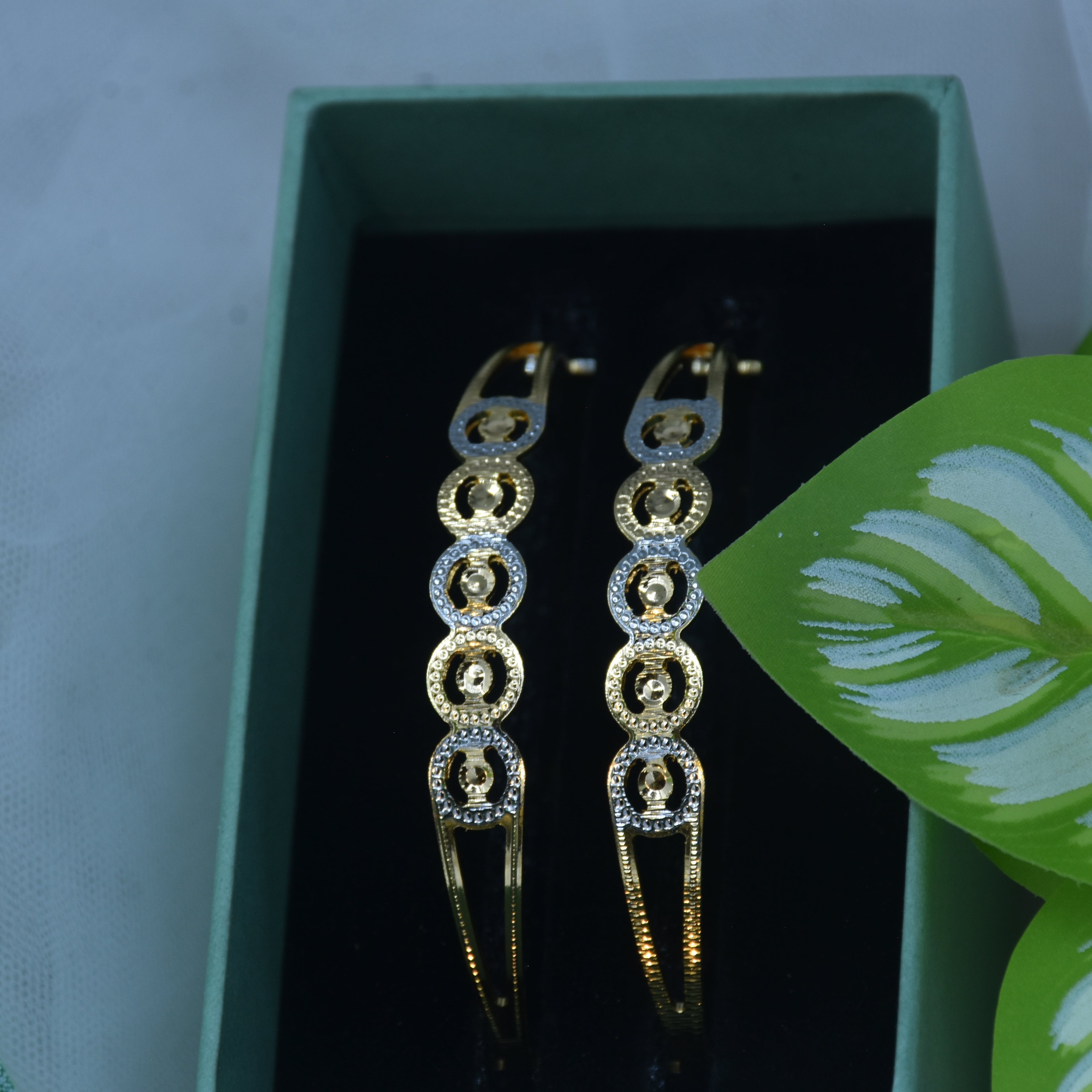 Aashna Gold Plated Bangles ( Set of 2 )