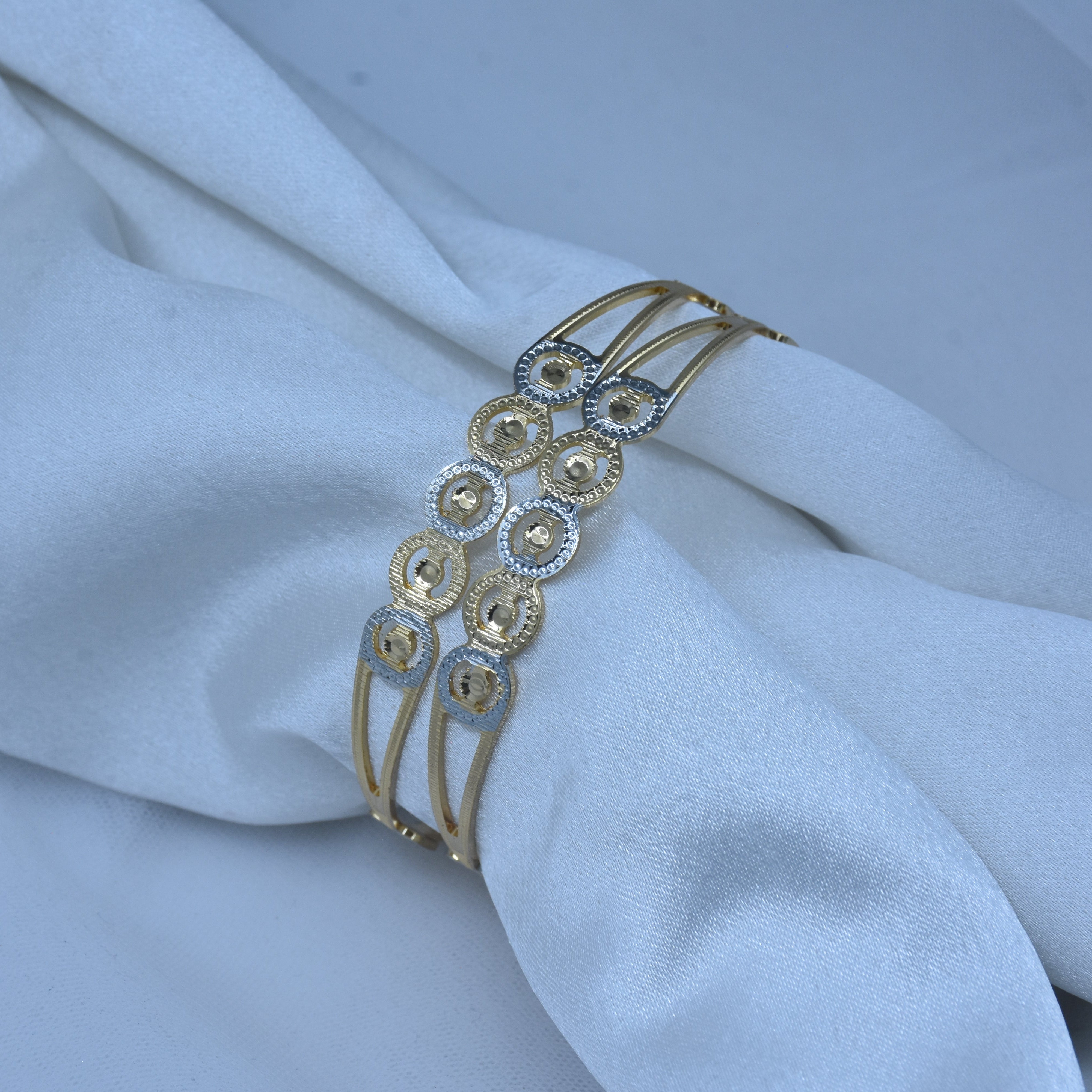 Aashna Gold Plated Bangles ( Set of 2 )