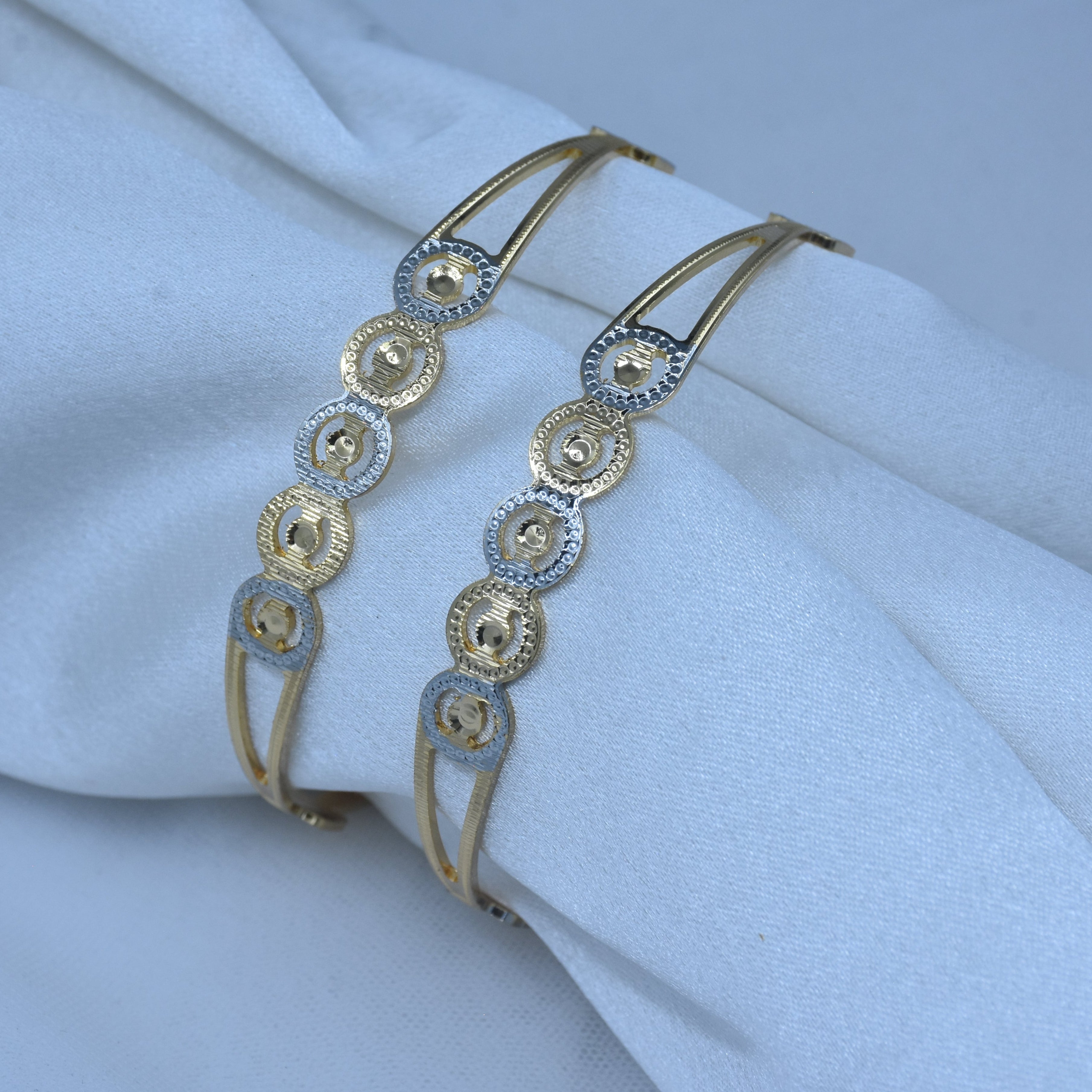 Aashna Gold Plated Bangles ( Set of 2 )