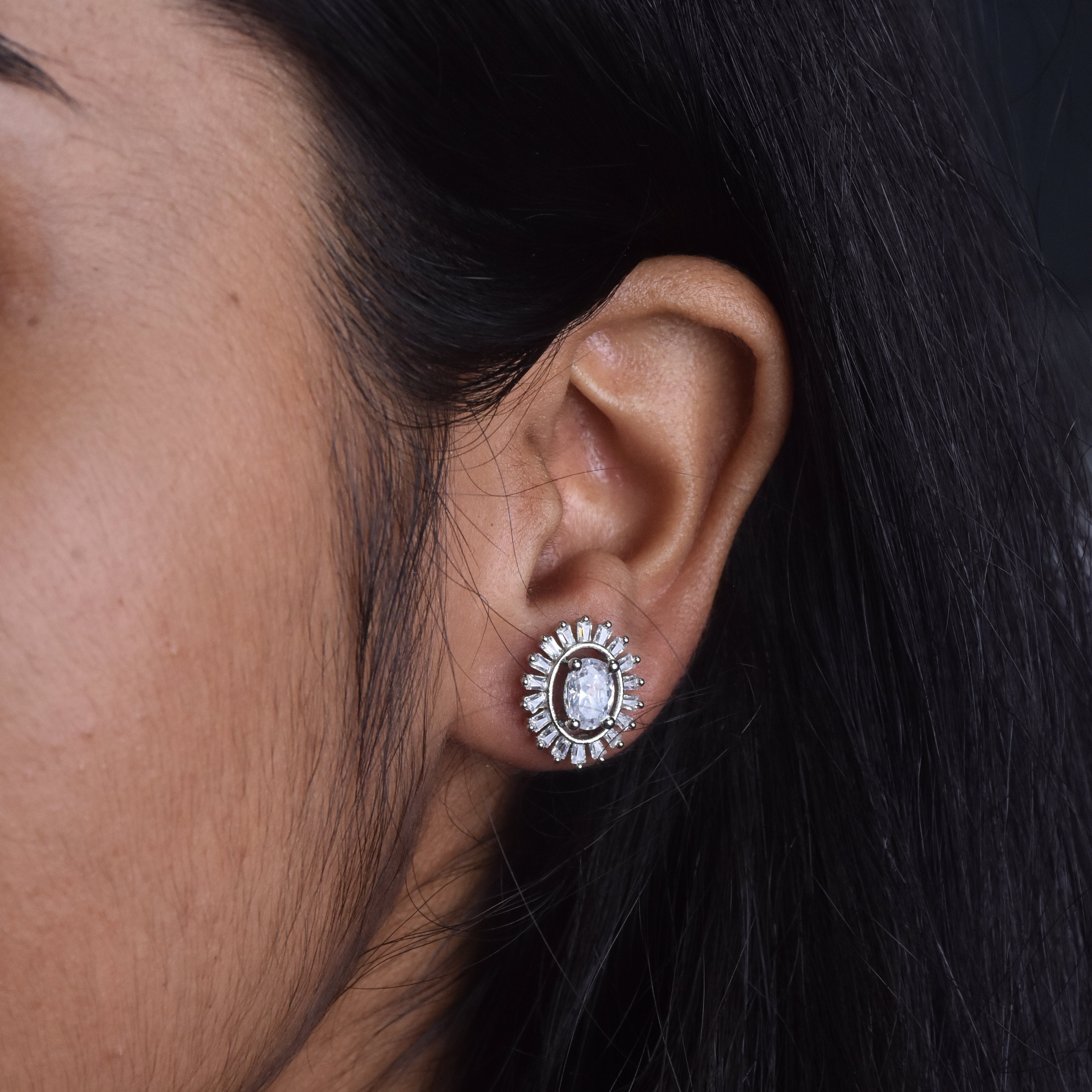 Ruhisha Diamond Cut Earrings