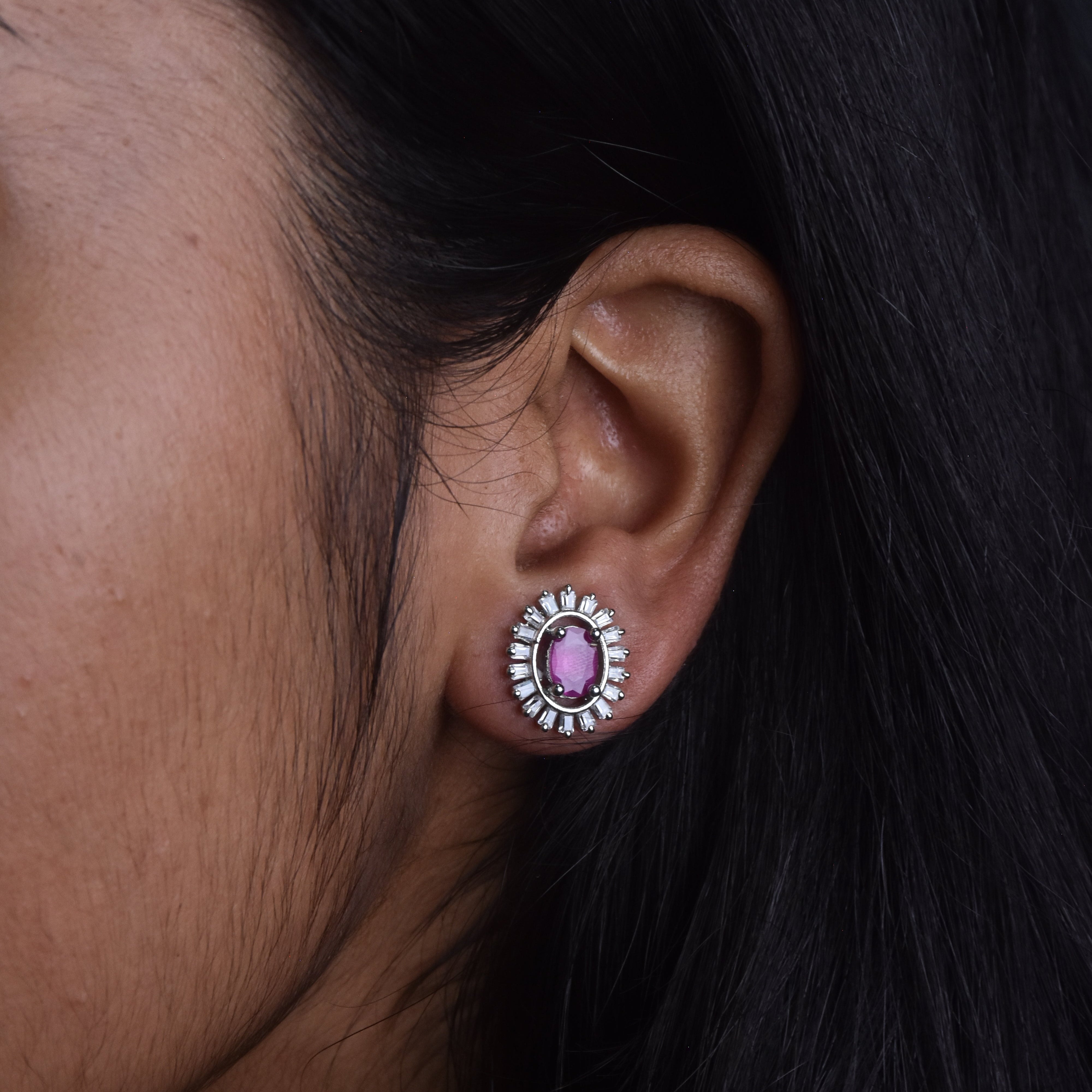 Ruhisha Diamond Cut Earrings