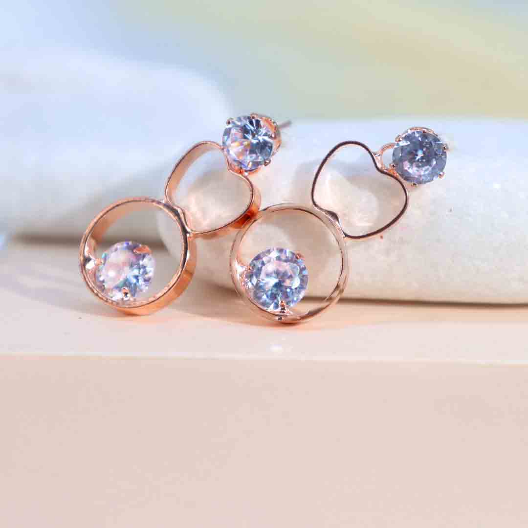 Ruvika Solitaire Earrings