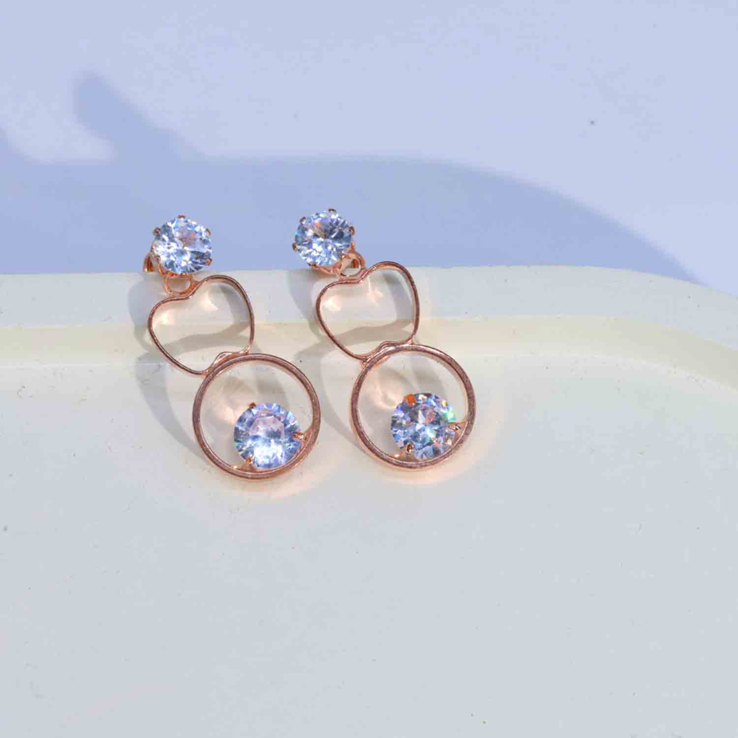 Ruvika Solitaire Earrings
