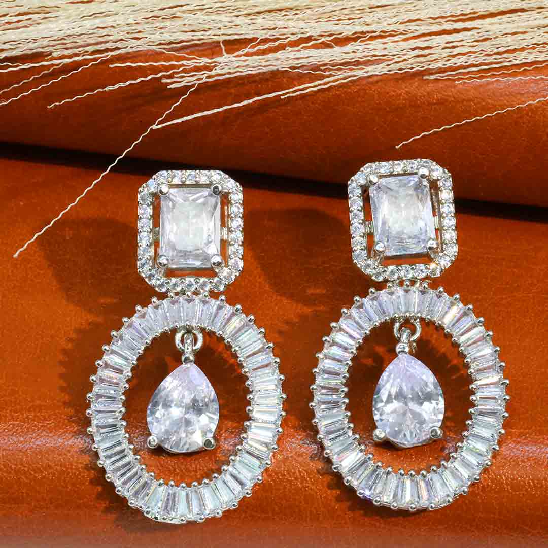 Kashish CZ Diamond cut Earrings