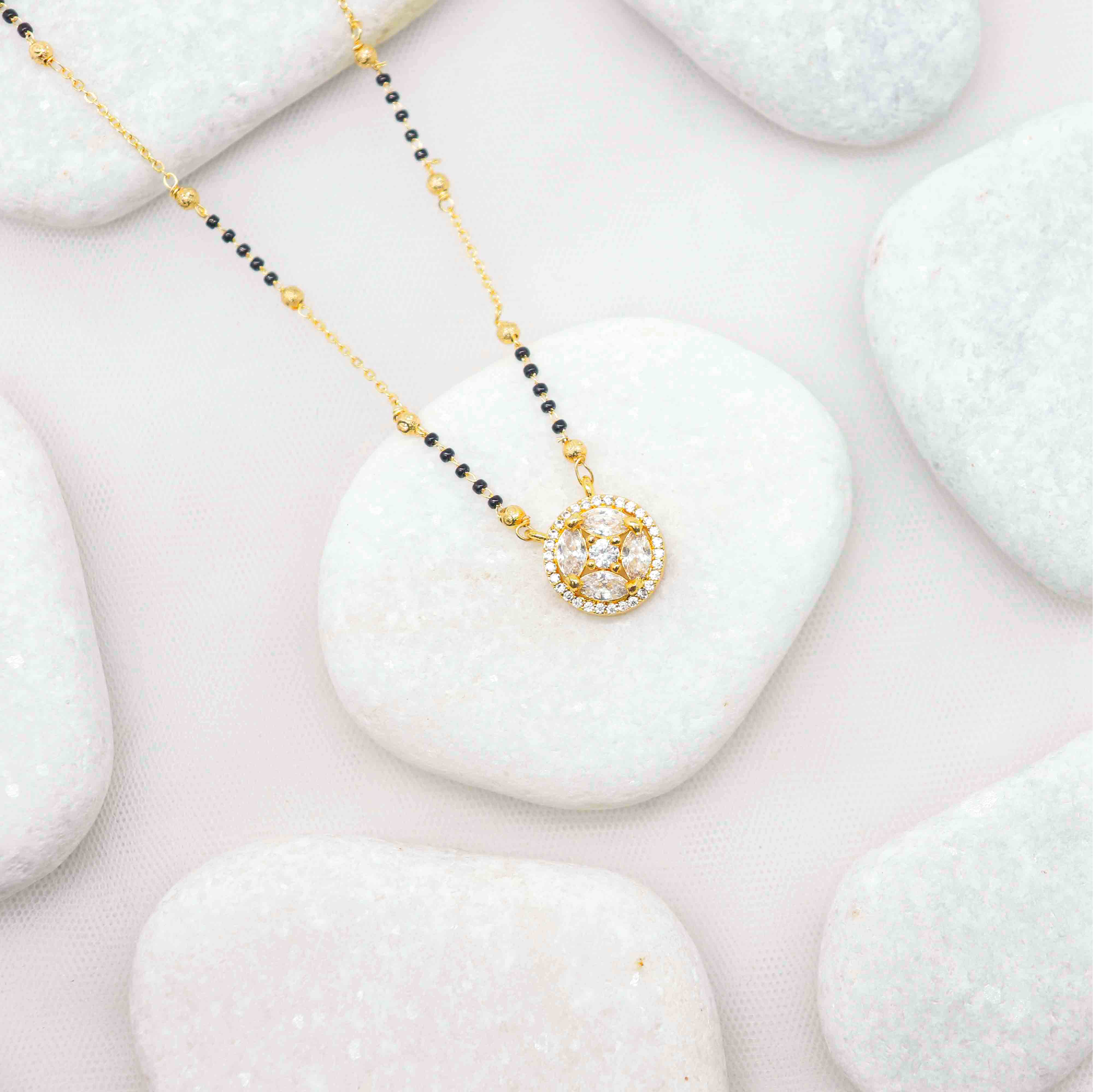 Kavya Five Stone Mangalsutra
