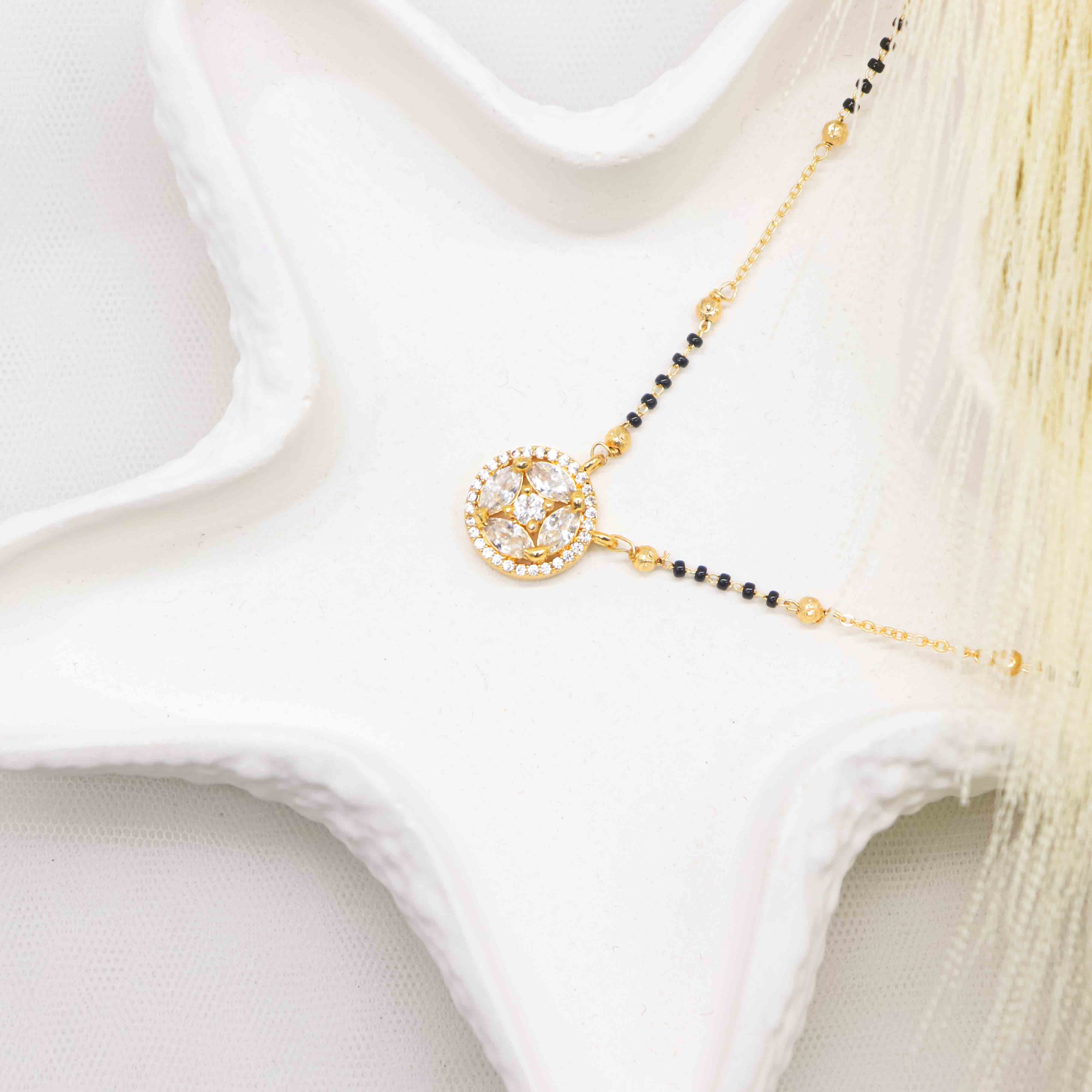 Kavya Five Stone Mangalsutra