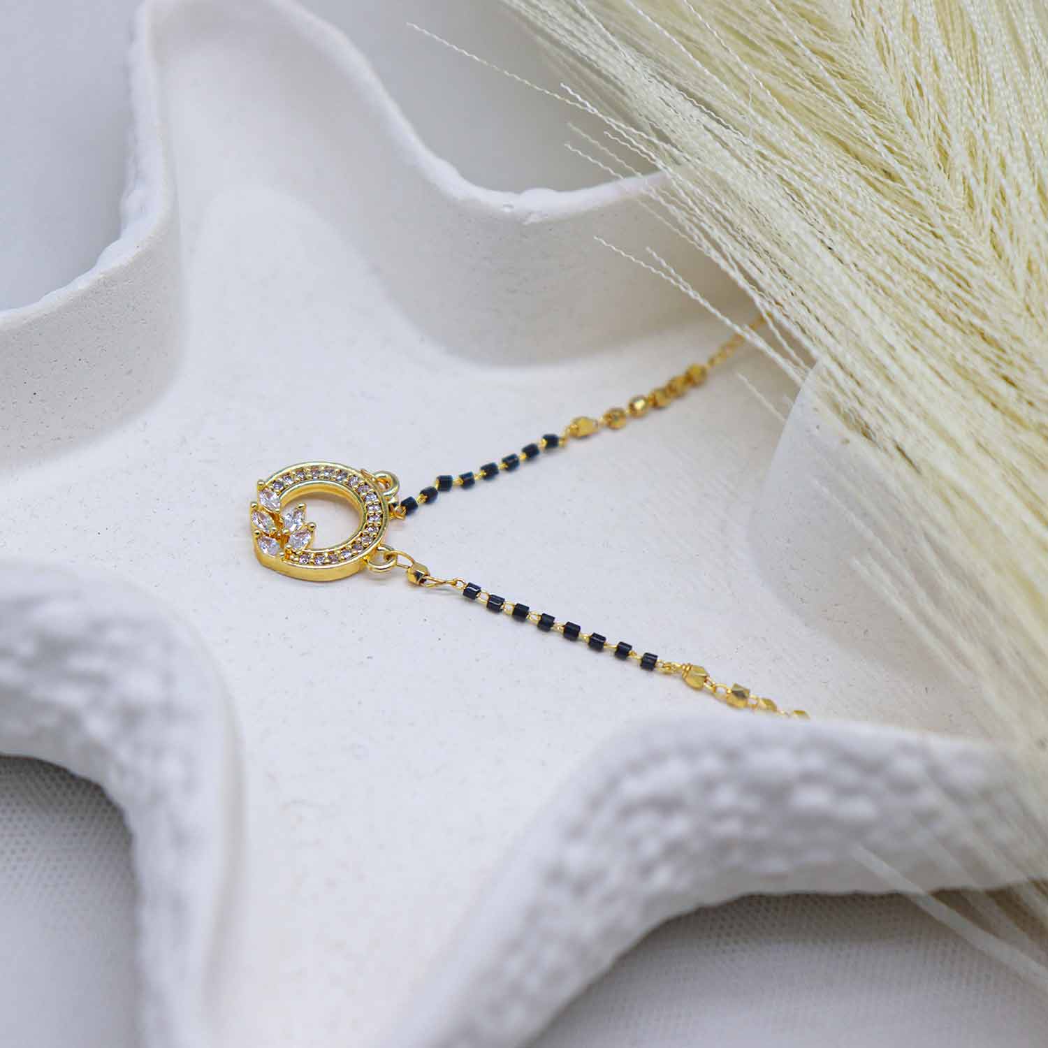 Tanya Gold Plated Mangalsutra