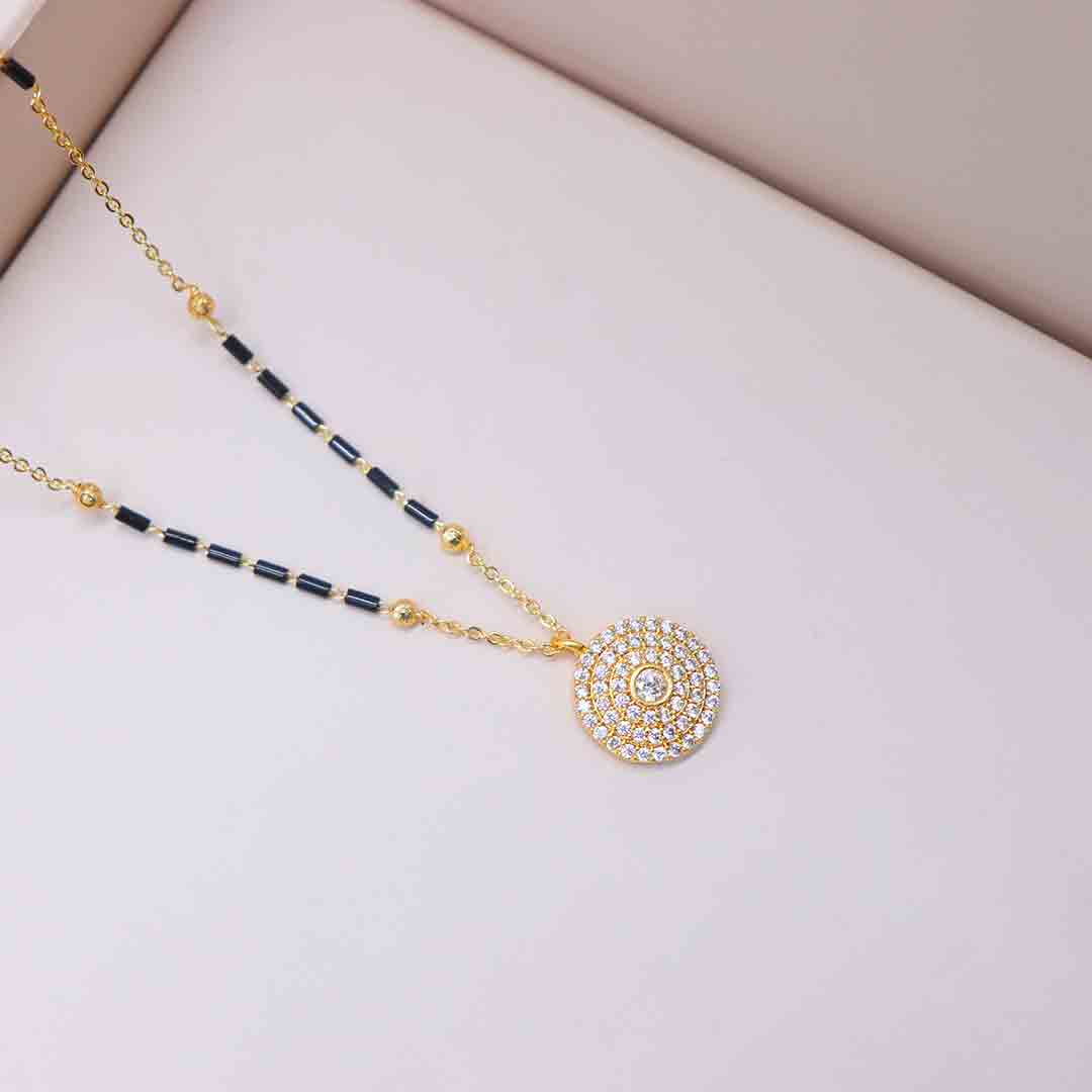 Charu Gold Plated Mangalsutra