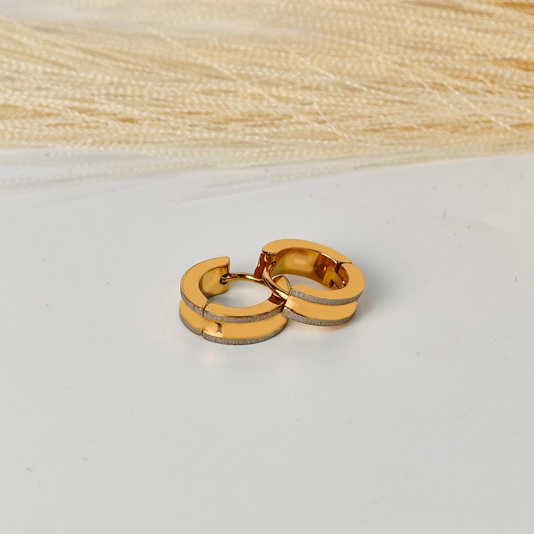 Nivanya Gold plated Hoops Earings