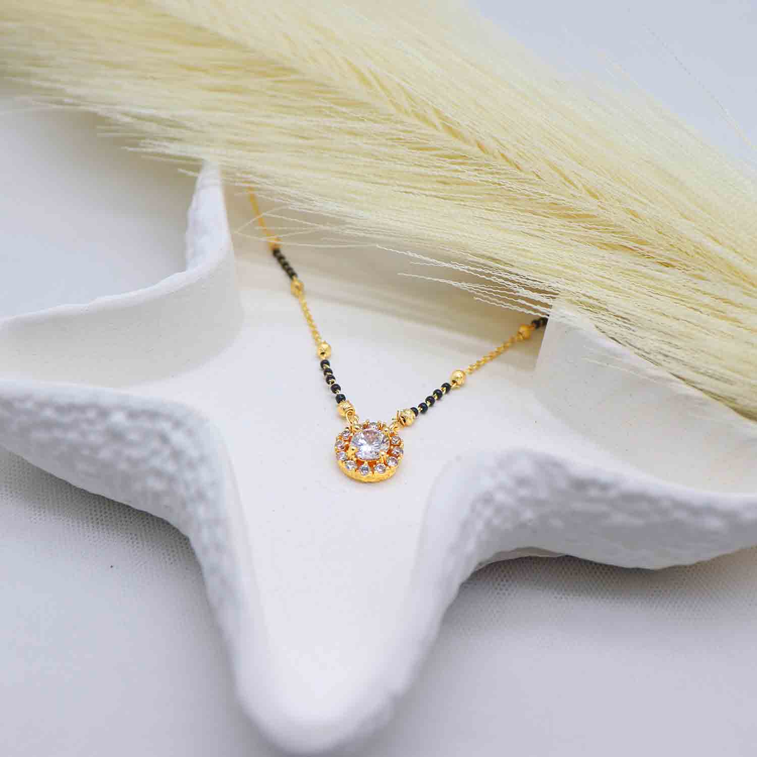 Radhika Gold Plated Mangalsutra