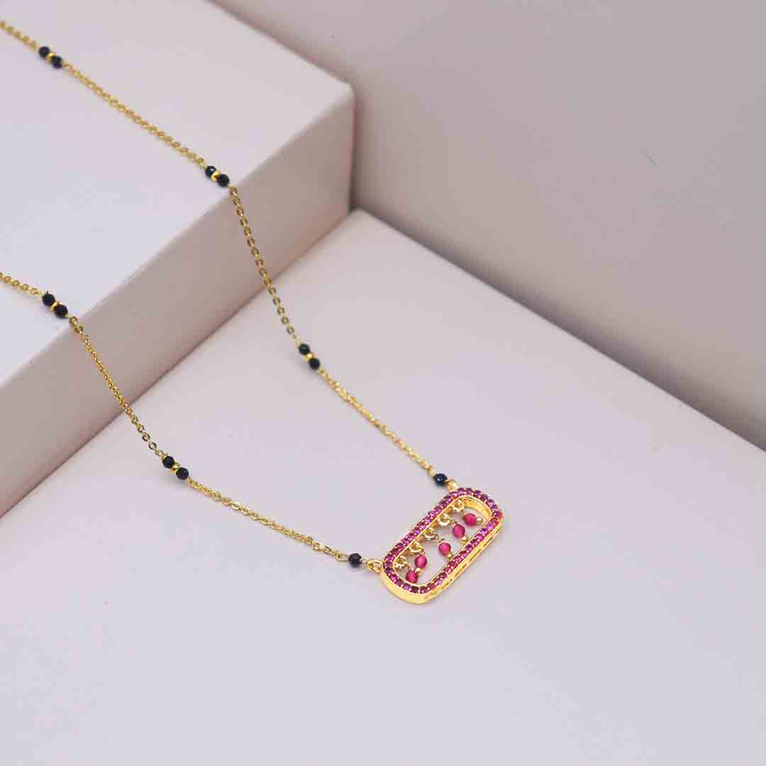 Vandita Gold Plated Mangalsutra