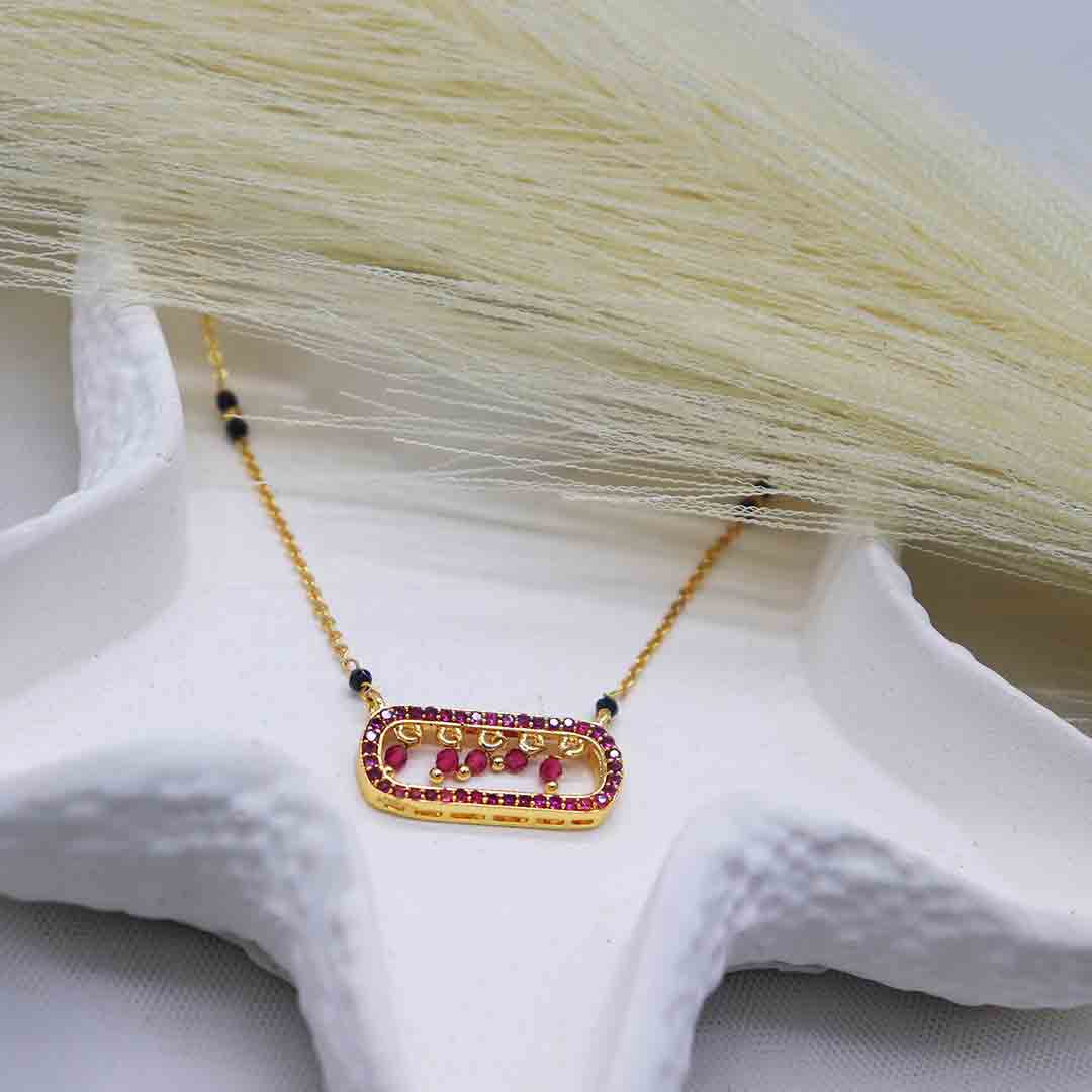 Vandita Gold Plated Mangalsutra