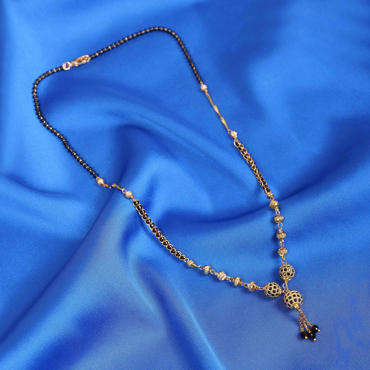 traditional gold plated mangalsutra