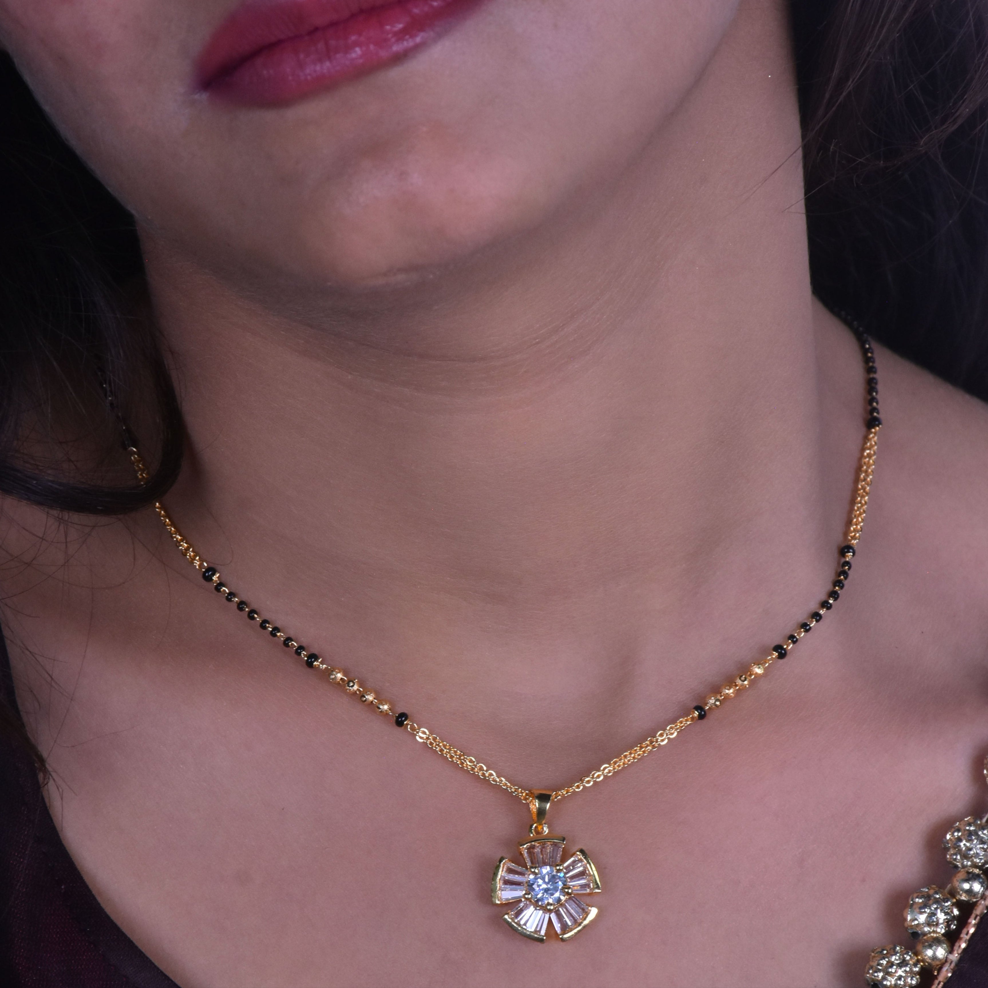 Vidya Gold Plated Mangalsutra