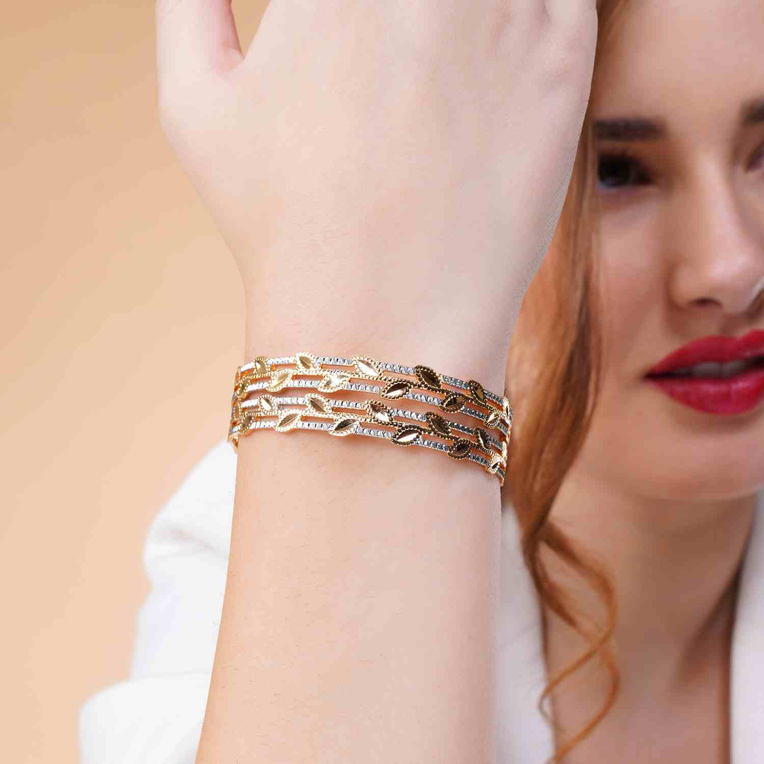 Kalpita Gold Plated Bangles ( Set of 2 )