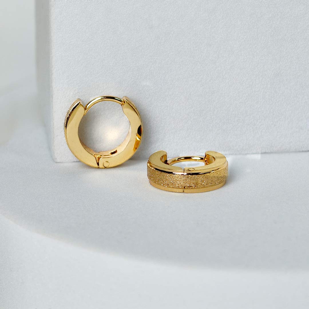 Arthika Gold plated Hoops Earings