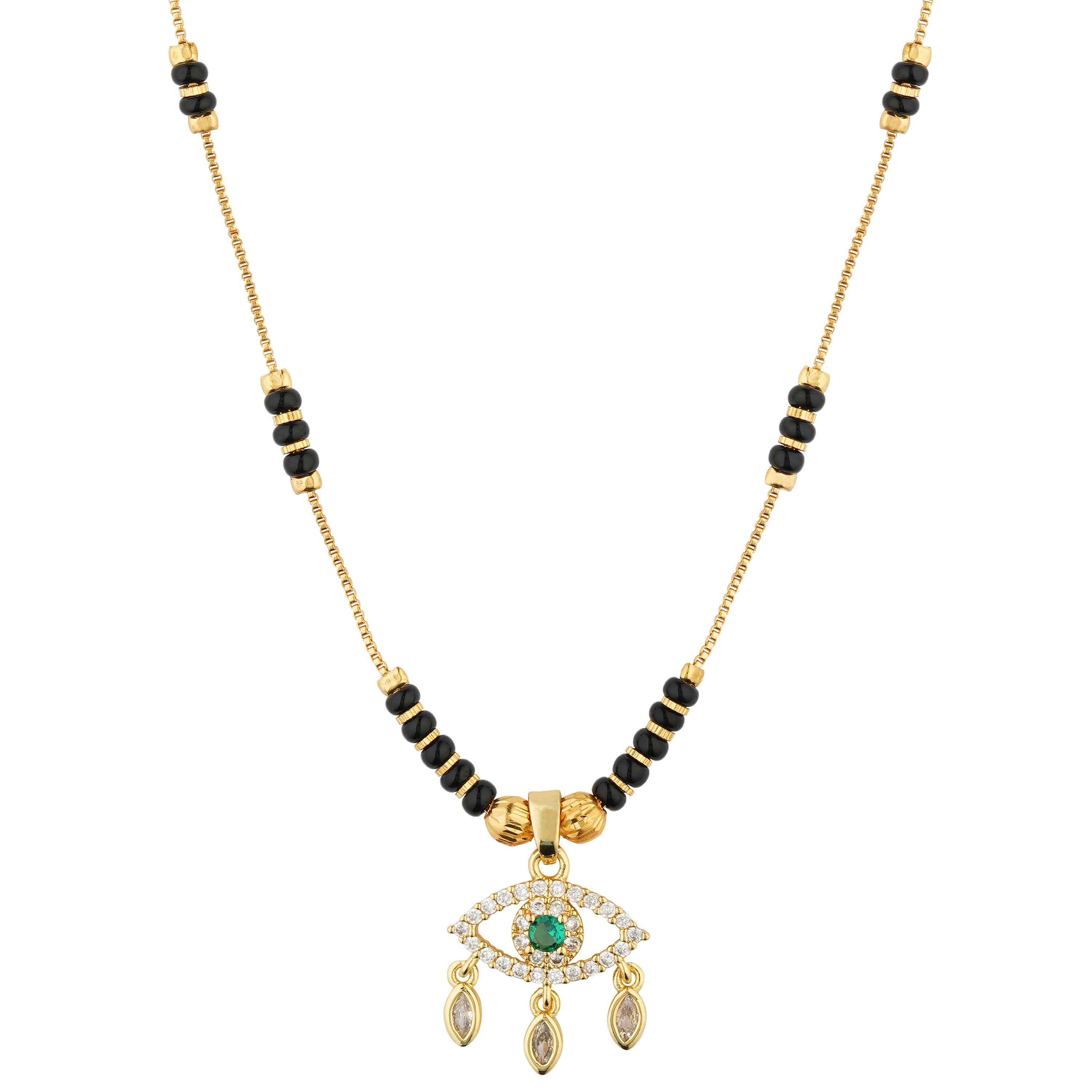 Evil Eye Gold Plated Mangalsutra