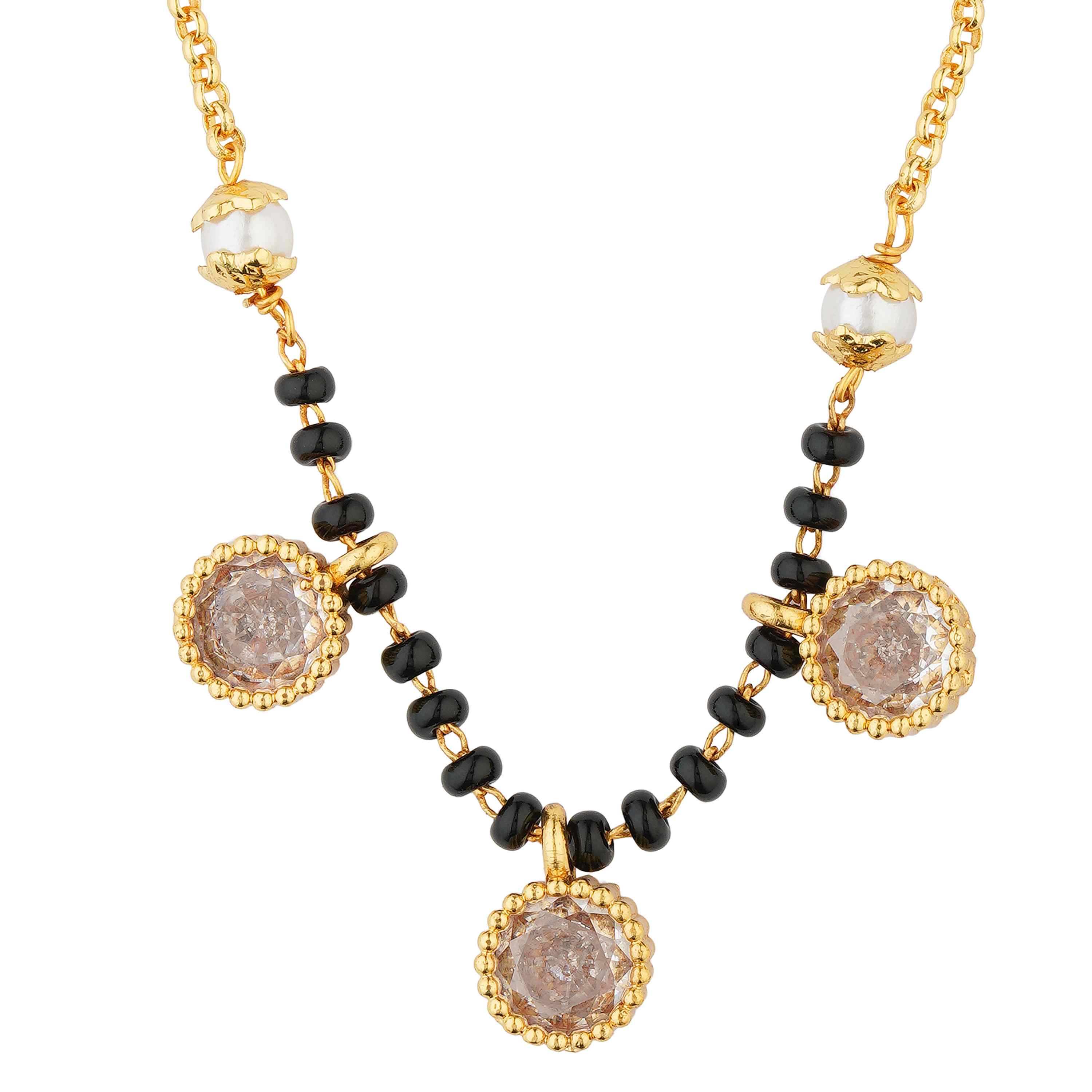 Alka Gold plated Mangalsutra